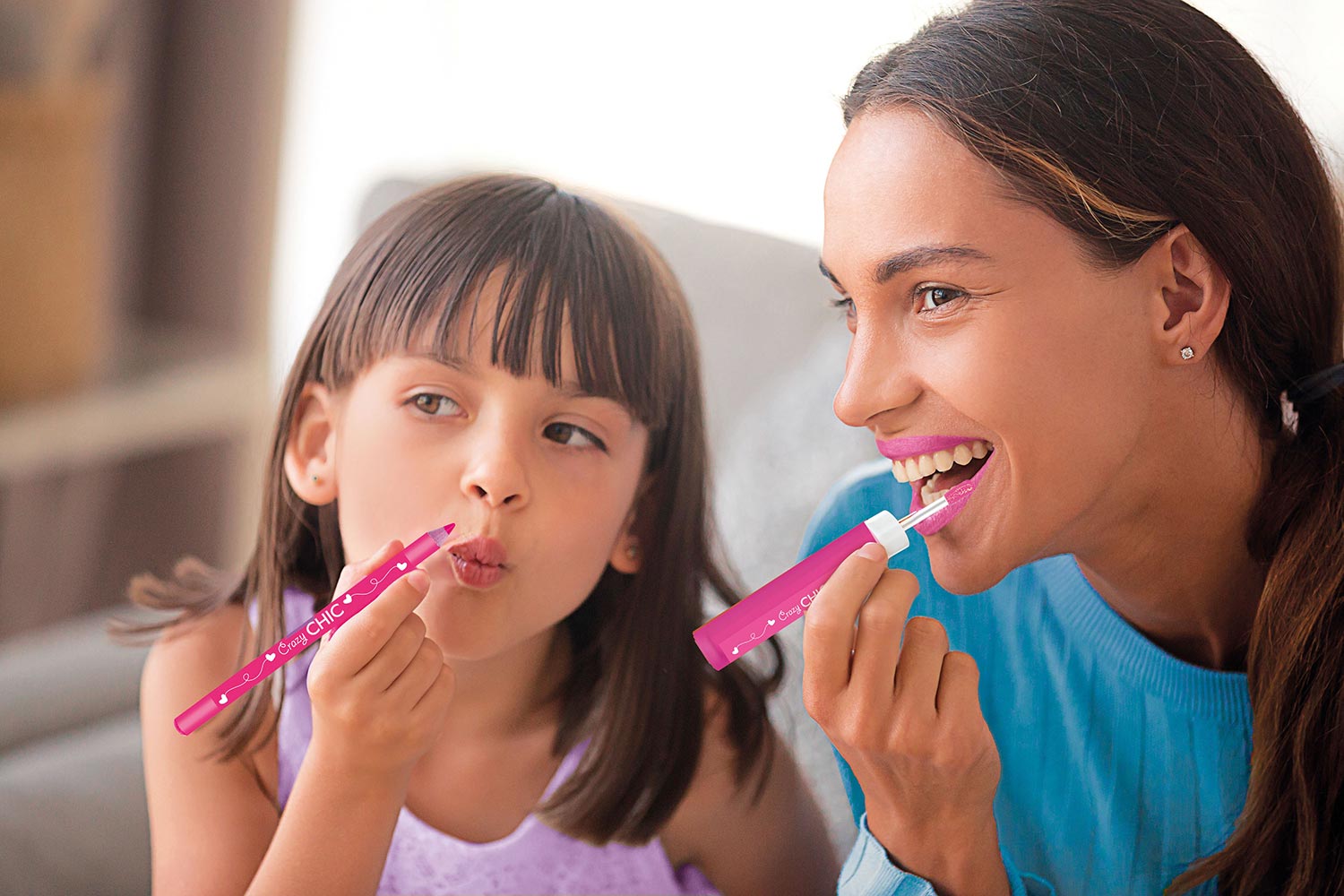 Crazy Chic Lip Gloss And Lip Pencil Strawberry Clementoni 18910 ( Imagem 3 de 4 ) - Preview