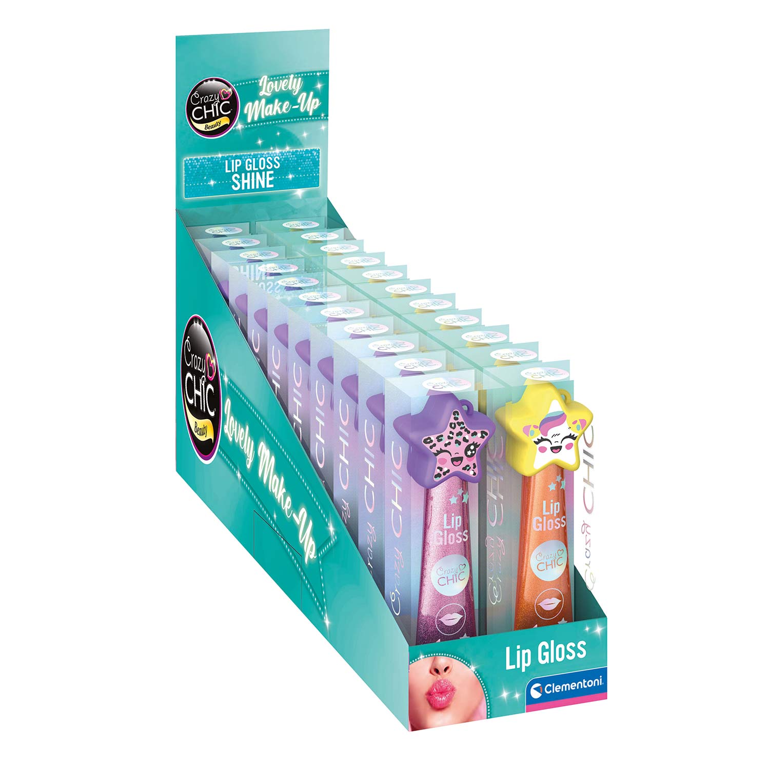 Crazy Chic Lip Gloss Shine Star Sortido Clementoni 18890 ( Imagem 4 de 4 ) - Preview