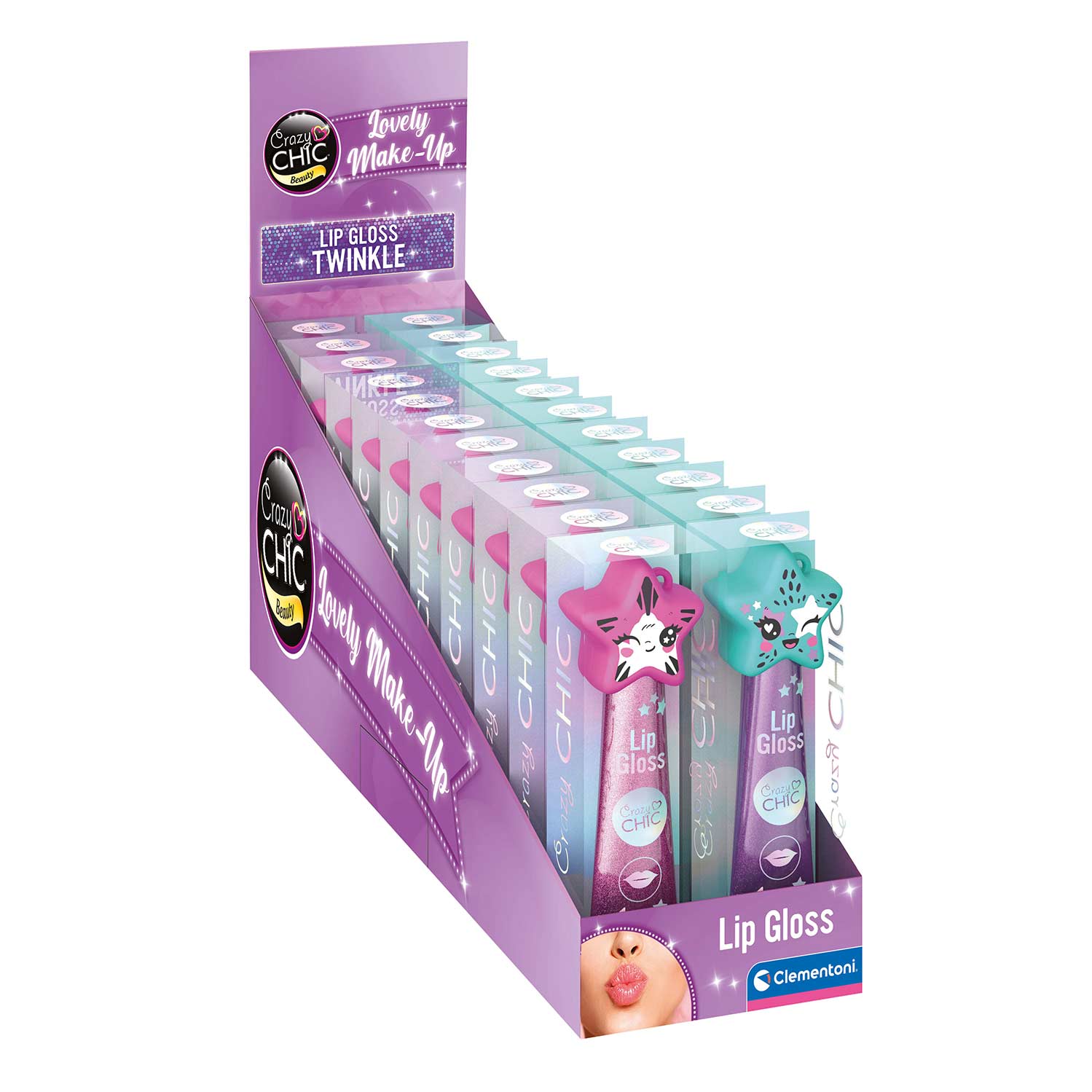 Crazy Chic Lip Gloss Twinkle Star Sortido Clementoni 18889 ( Imagem 4 de 4 ) - Preview