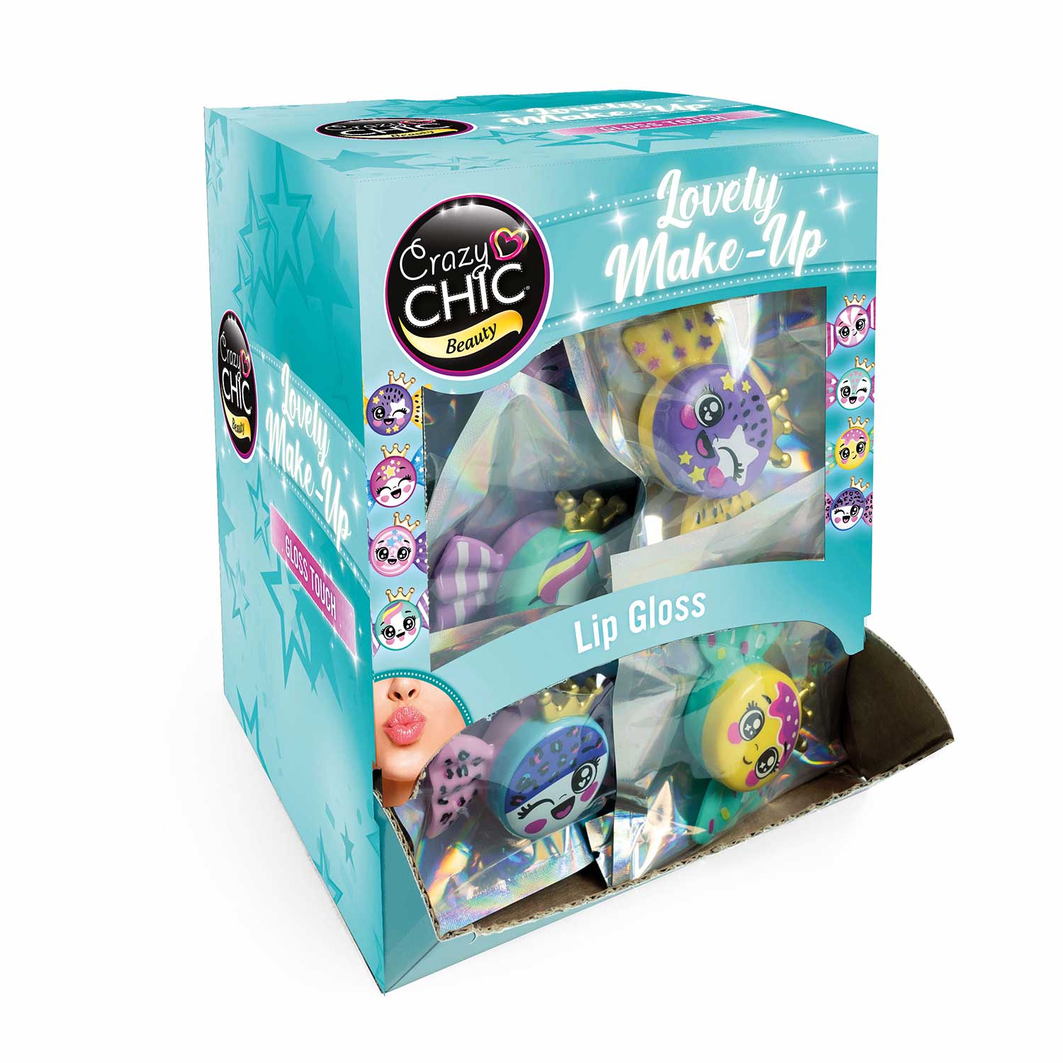 Crazy Chic Lip Gloss Candies Sortido Clementoni 18886 ( Imagem 4 de 4 ) - Preview