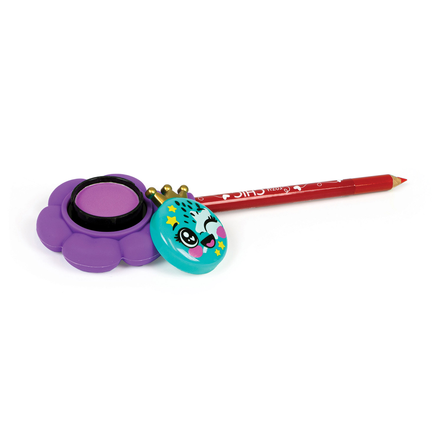 Crazy Chic Eyeshadow & Lip Liner Flowers Purple Sortido Clementoni 18902 ( Imagem 2 de 4 ) - Preview