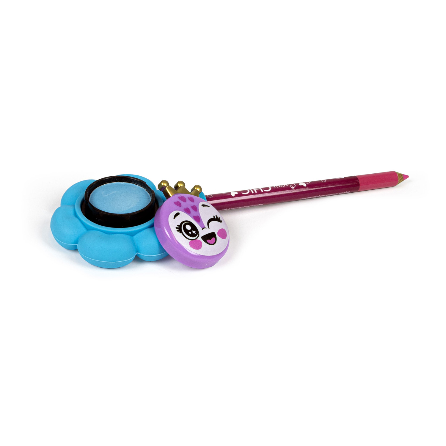 Crazy Chic Eyeshadow & Lip Liner Flowers Blue Sortido Clementoni 19425 ( Imagem 2 de 4 ) - Preview