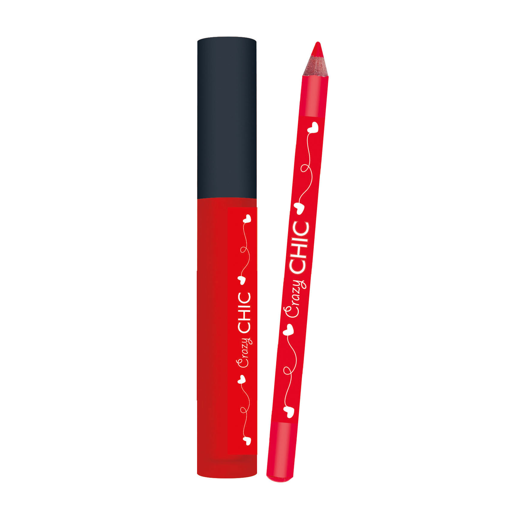Crazy Chic Lip Gloss And Lip Pencil Cherry Clementoni 18909 ( Imagem 2 de 4 ) - Preview