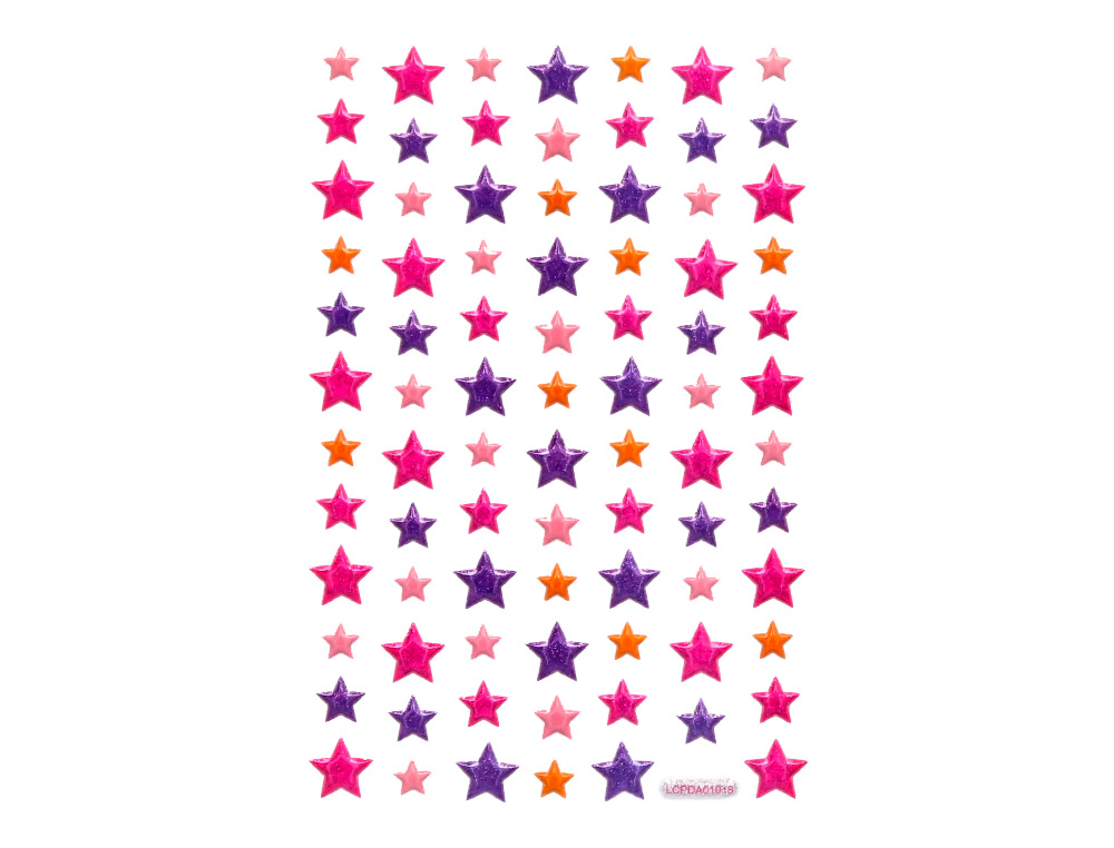 Autocolantes imaginovo estrelas magic dreams com relevo 190x105 mm em blister ( Imagem 4 de 5 ) - Preview