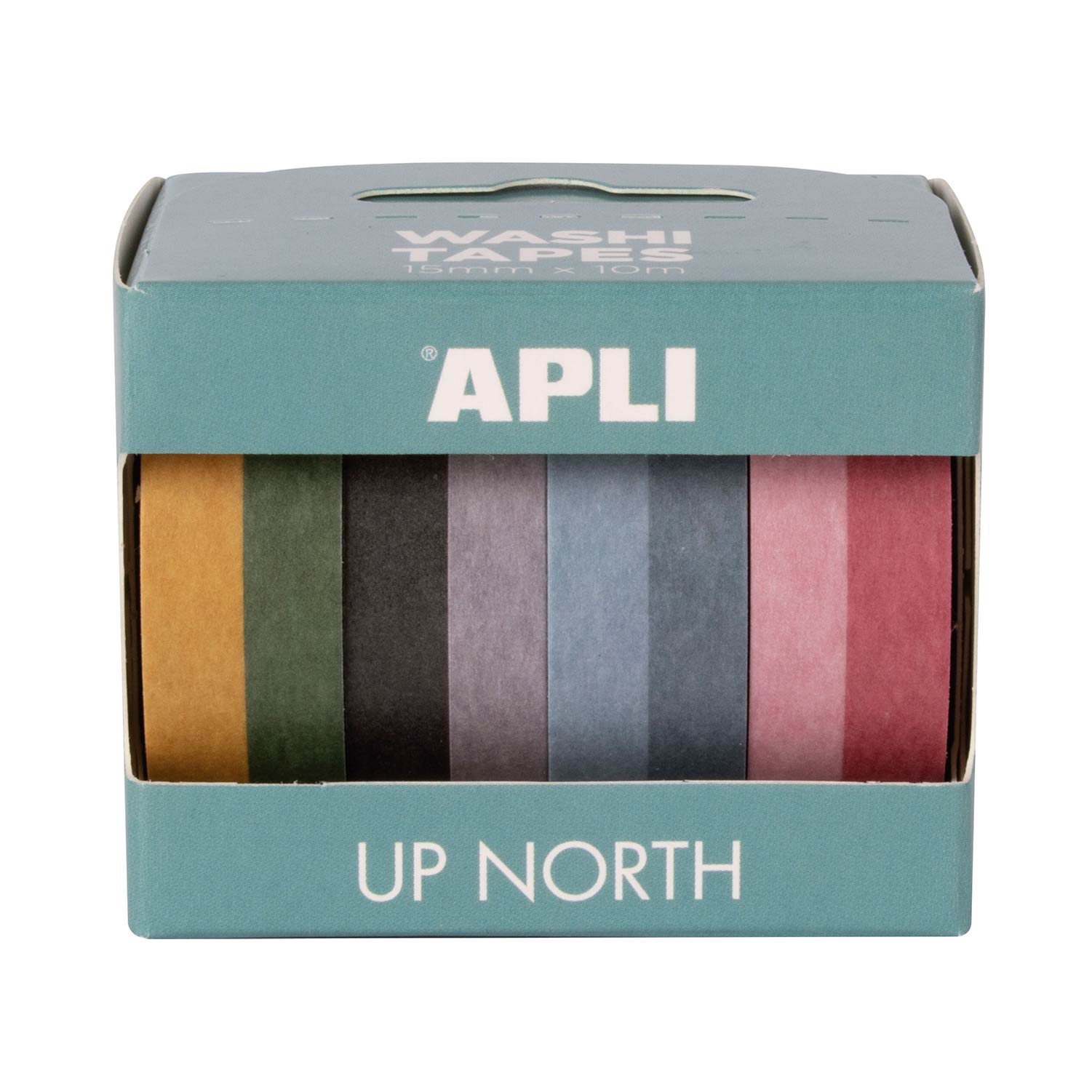 Fita Decorativa Washi Tape 15Mmx10M Up North (4 Un) Apli Nordik 19840 ( Imagem 2 de 2 ) - Preview