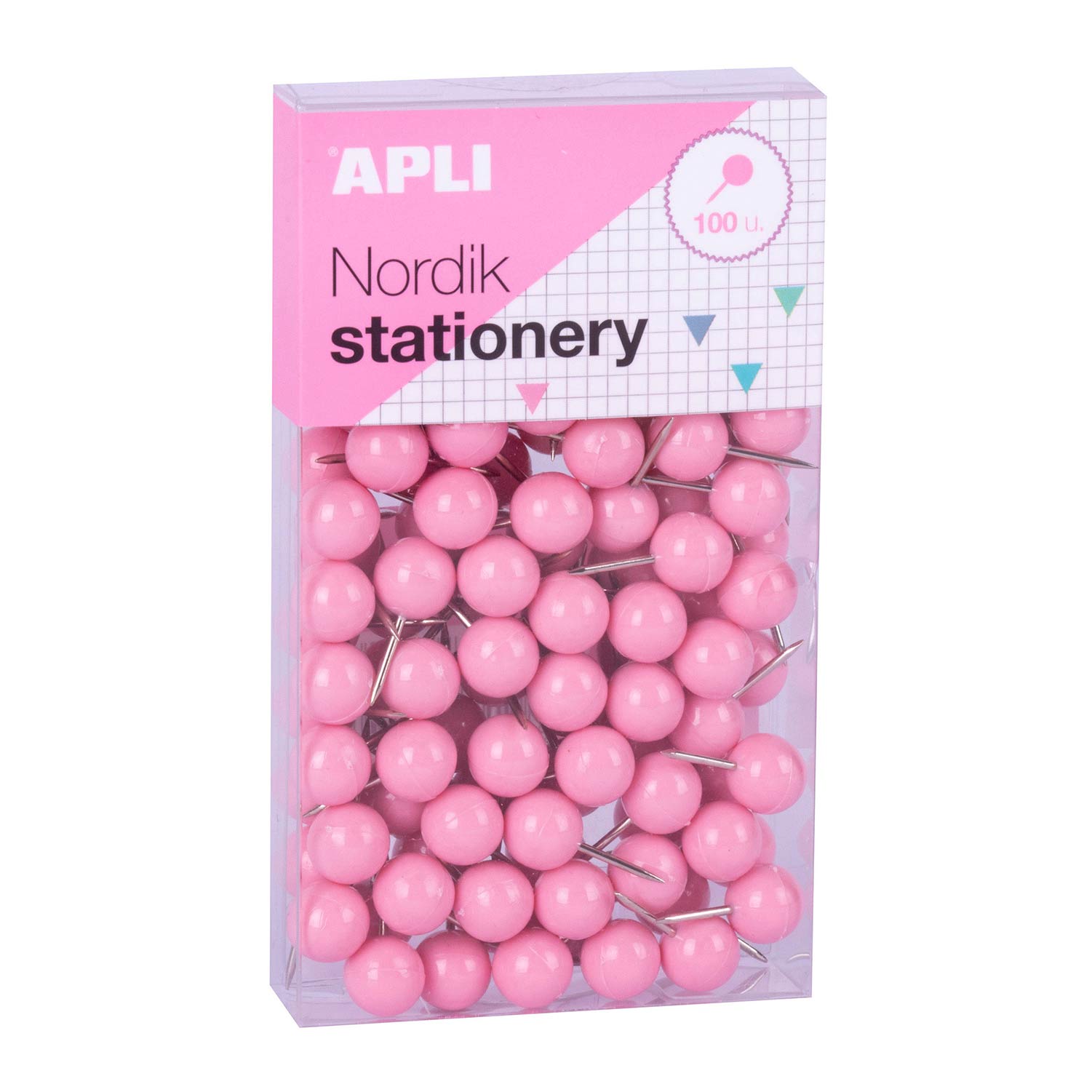 Alfinetes De Sinalização Apli Nordik Sortido Cx C/100 18150 ( Imagem 2 de 4 ) - Preview