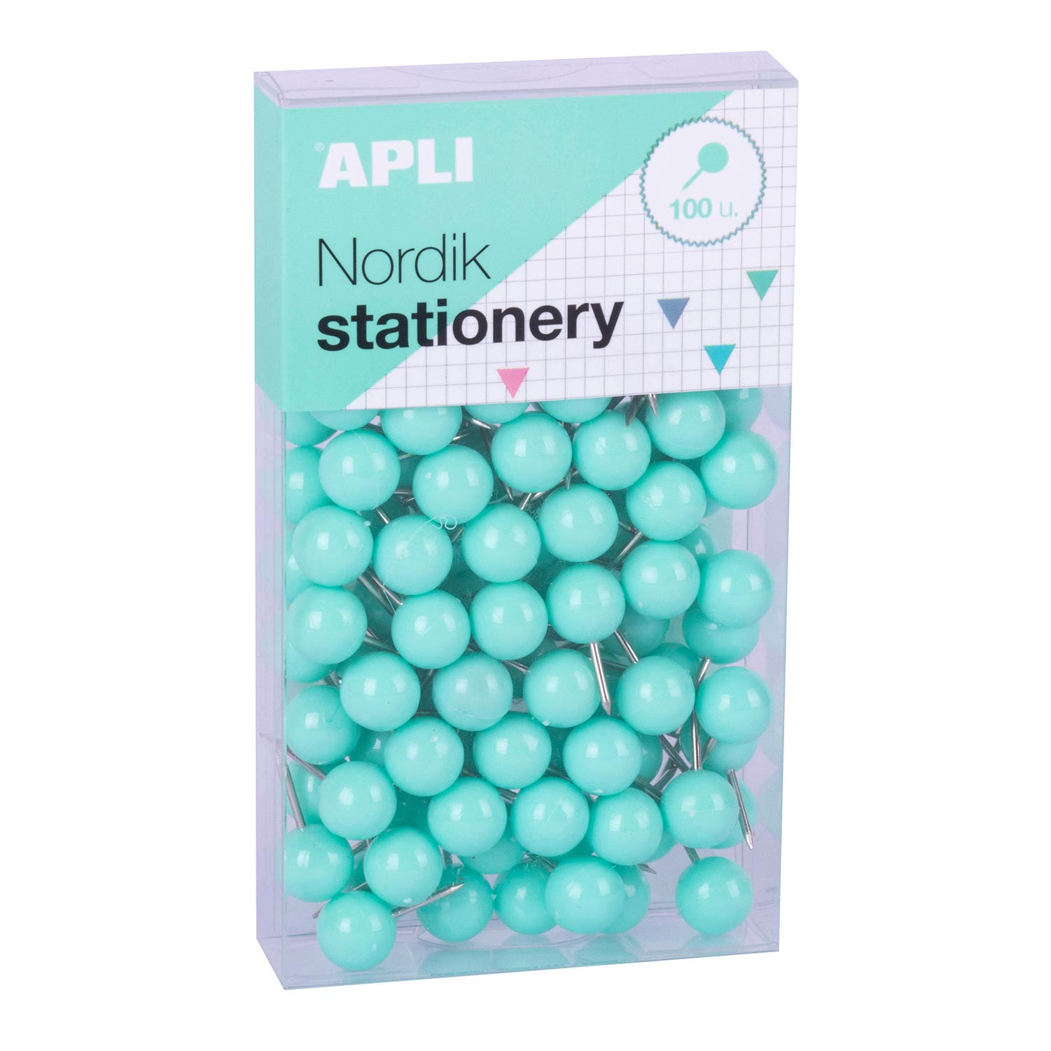 Alfinetes De Sinalização Apli Nordik Sortido Cx C/100 18150 ( Imagem 3 de 4 ) - Preview