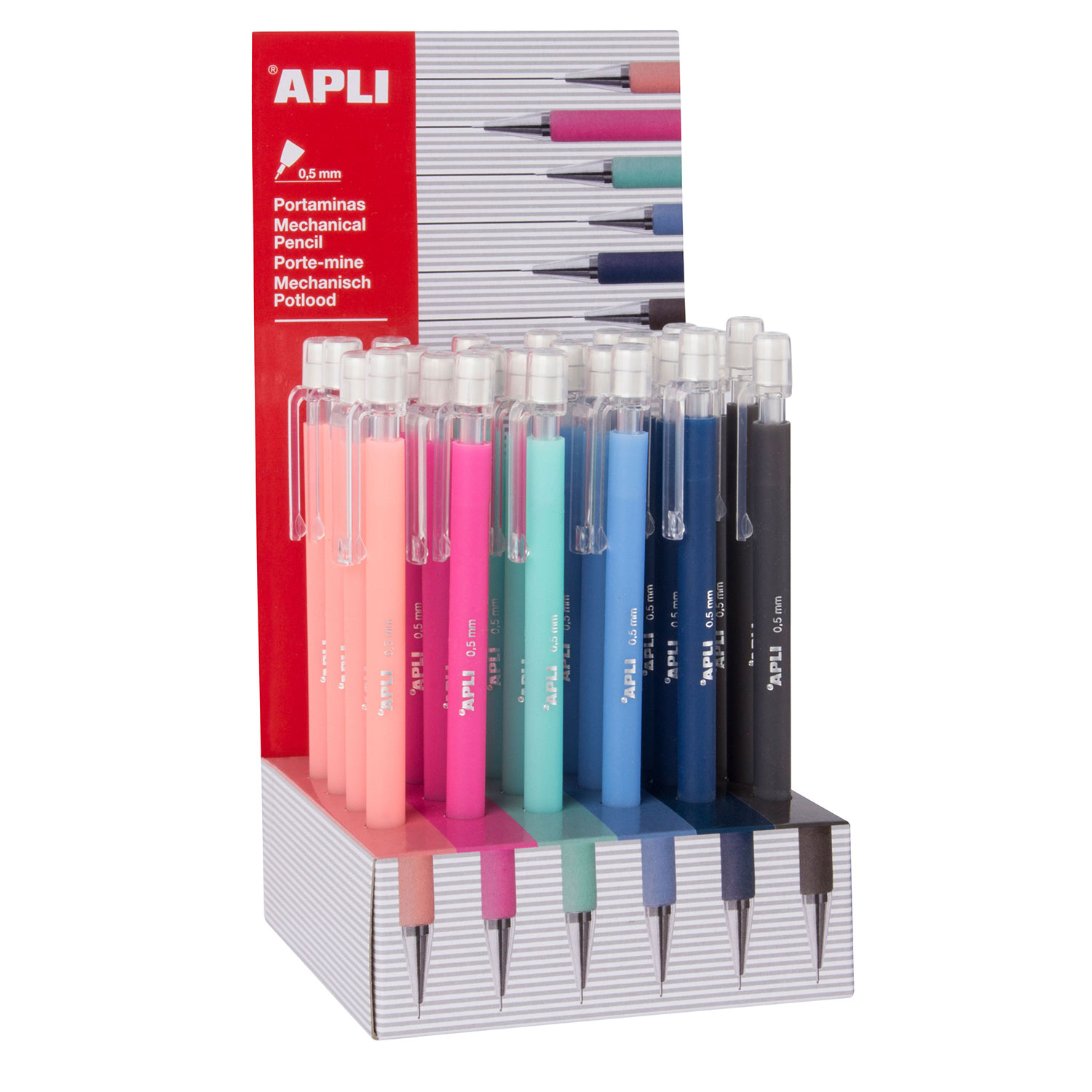 Lapiseira Apli 0,5Mm Pastel Sortidas 17501 ( Imagem 2 de 2 ) - Preview