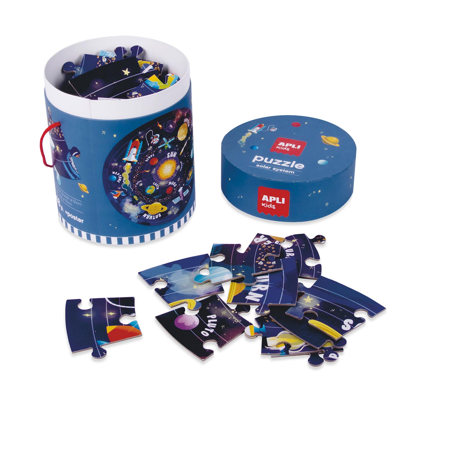 Puzzle apli circular sistema solar 48 peças ( Imagem 5 de 6 ) - Preview
