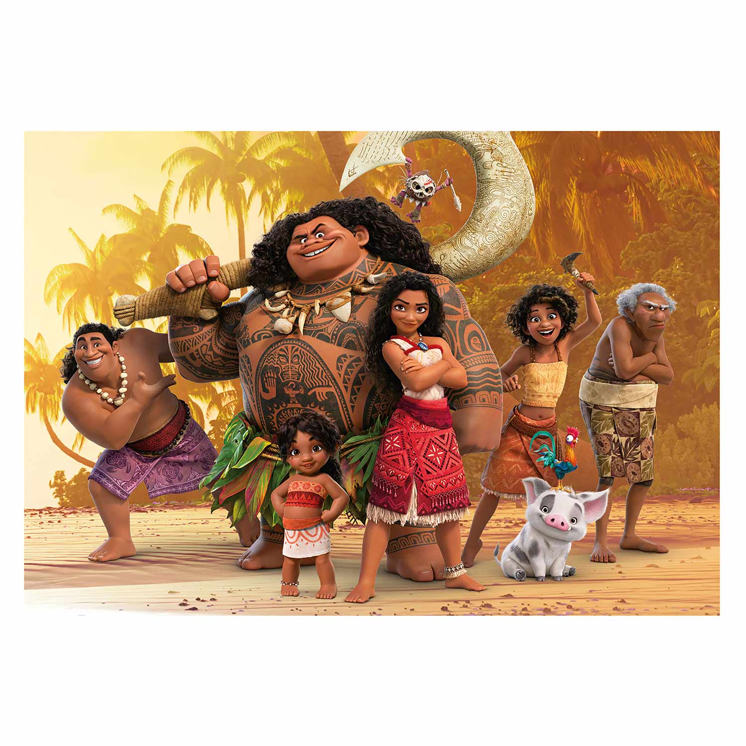 Multi 4 Puzzles Educa 50-80-100-150 Vaiana 2 ( Imagem 2 de 4 ) - Preview