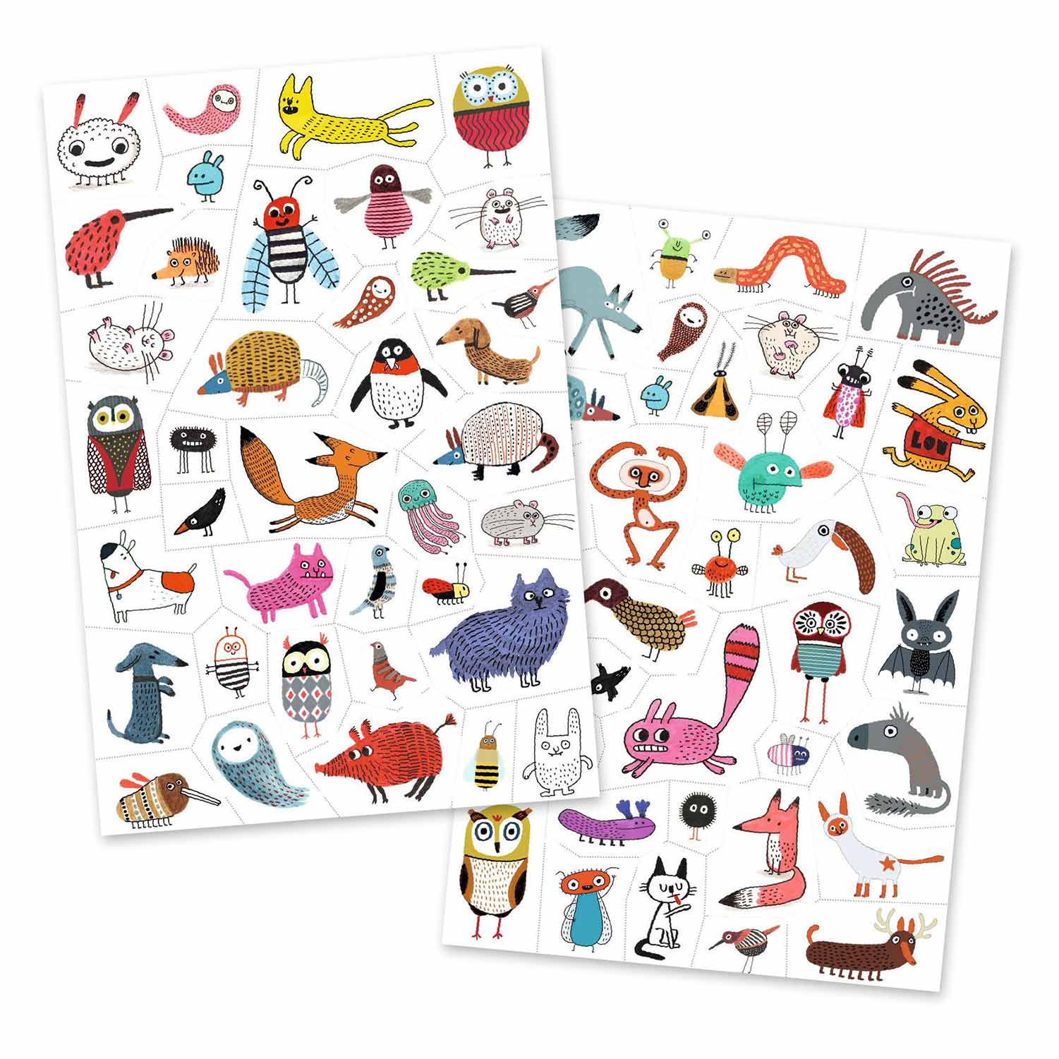 50 Tatuagens - Pequenas Criaturas Djeco Dj09911 ( Imagem 2 de 2 ) - Preview