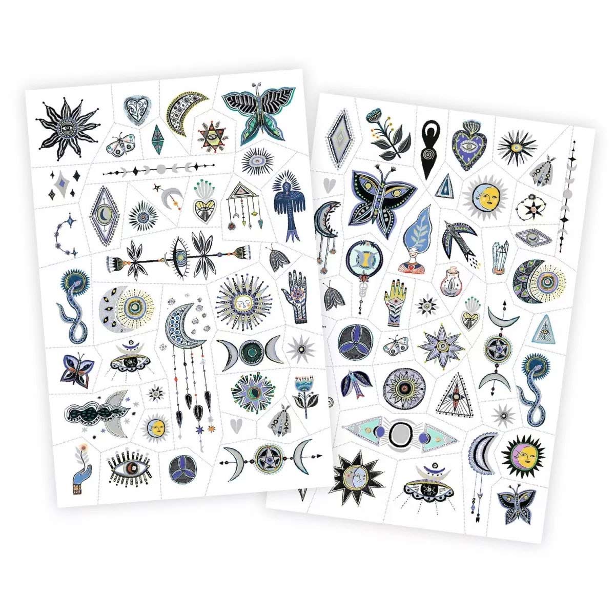 50 Tatuagens Efeito Metalizado - Wicca Djeco Dj09252 ( Imagem 2 de 2 ) - Preview