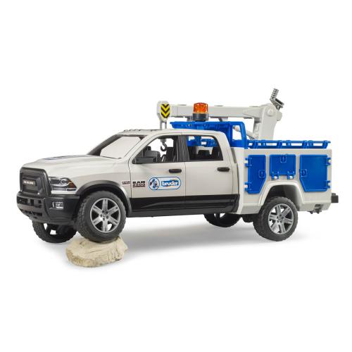 Carrinha De Servico Ram 2500 Com Farol Giratorio 1:16 44Cm Bruder 02509 ( Imagem 3 de 3 ) - Preview
