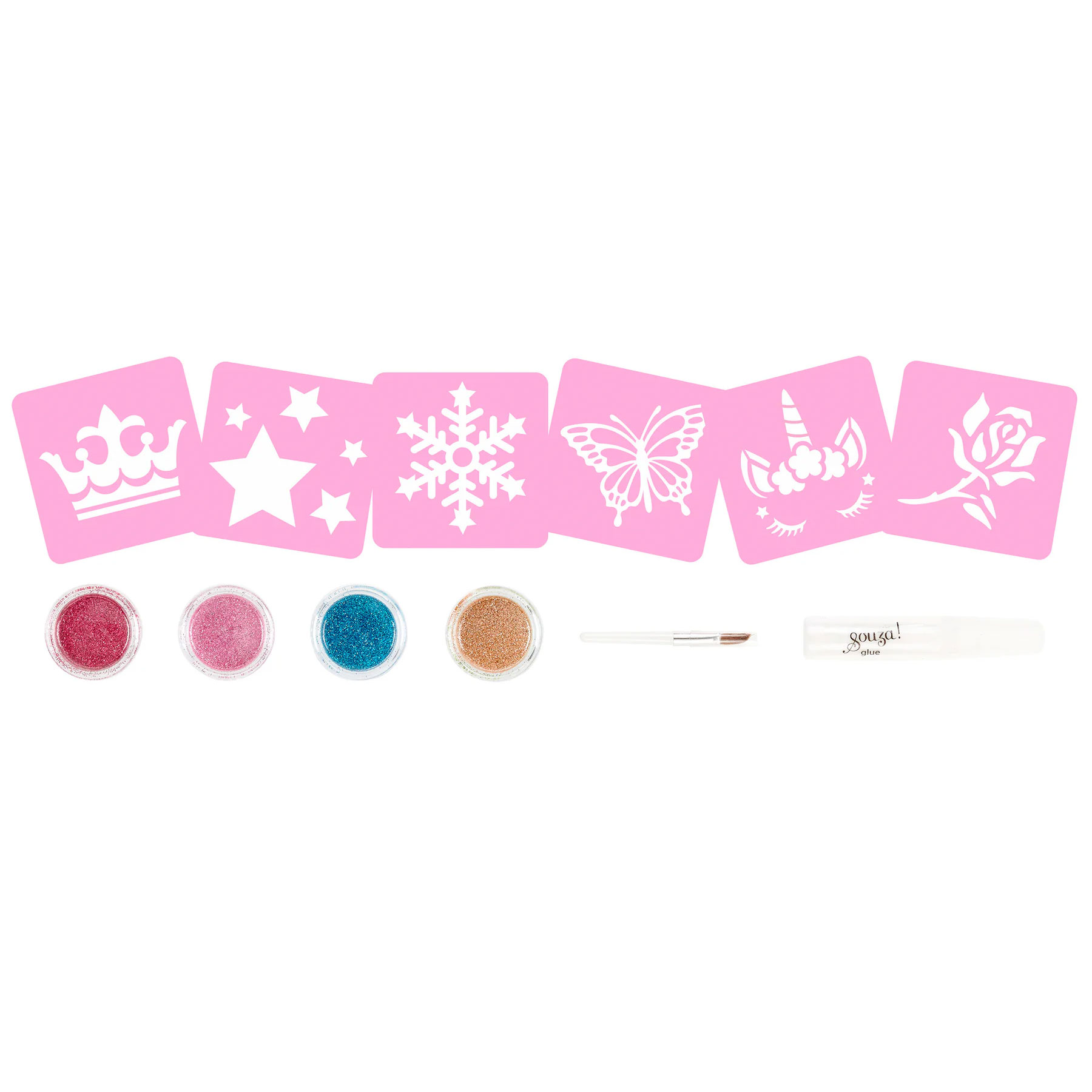 Conjunto De Tatuagens Glitter Souza Sz.106805 ( Imagem 2 de 2 ) - Preview