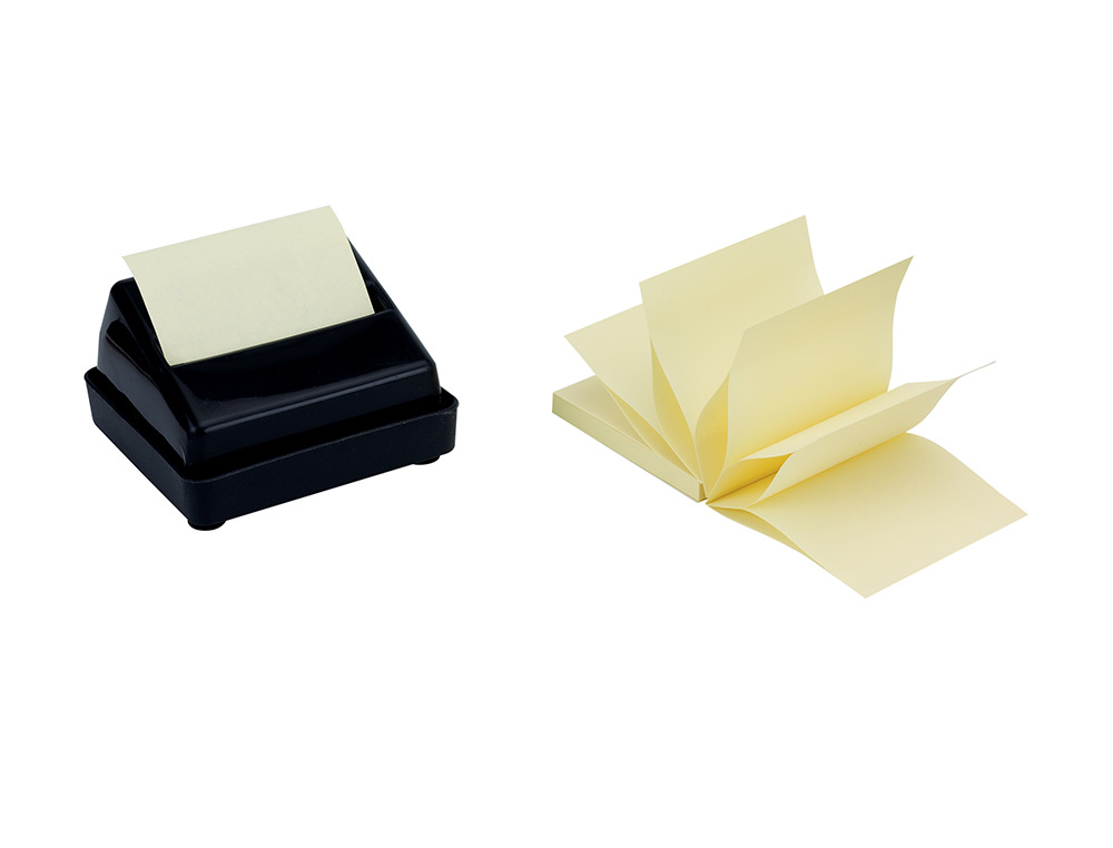 Bloco de notas adesivas q-connect amarelo. 75 x 75 mm (12 unidades) ( Imagem 5 de 8 ) - Preview