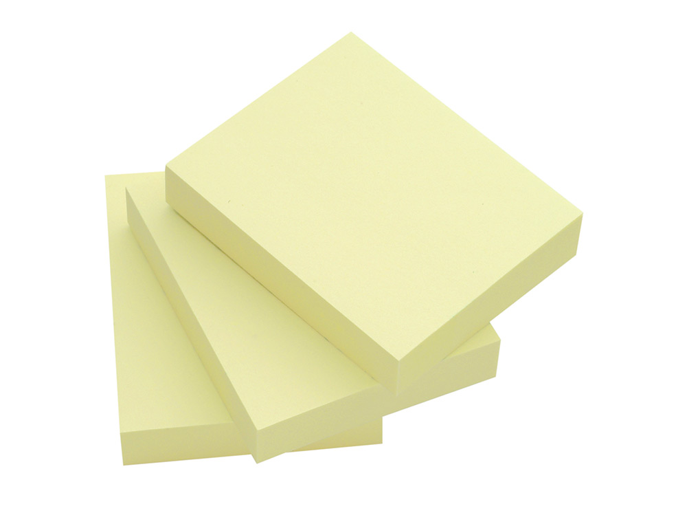 Bloco de notas adesivas q-connect amarelo 40 x 50 mm ( Imagem 5 de 8 ) - Preview