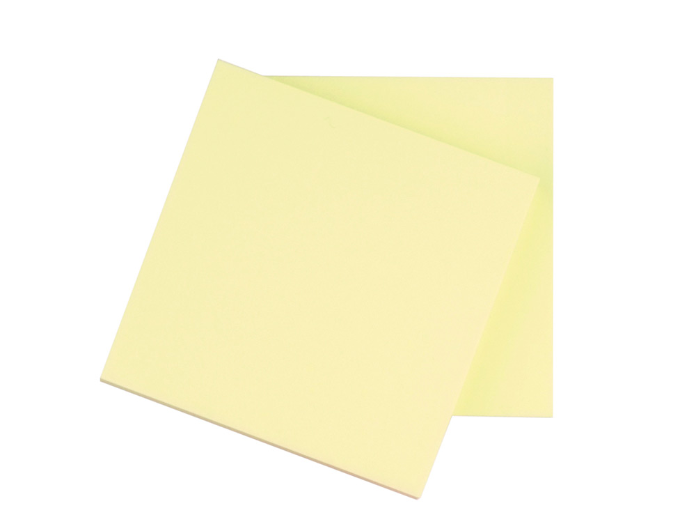 Bloco de notas adesivas q-connect amarelo 75 x 75 mm (12 unidades) ( Imagem 5 de 8 ) - Preview