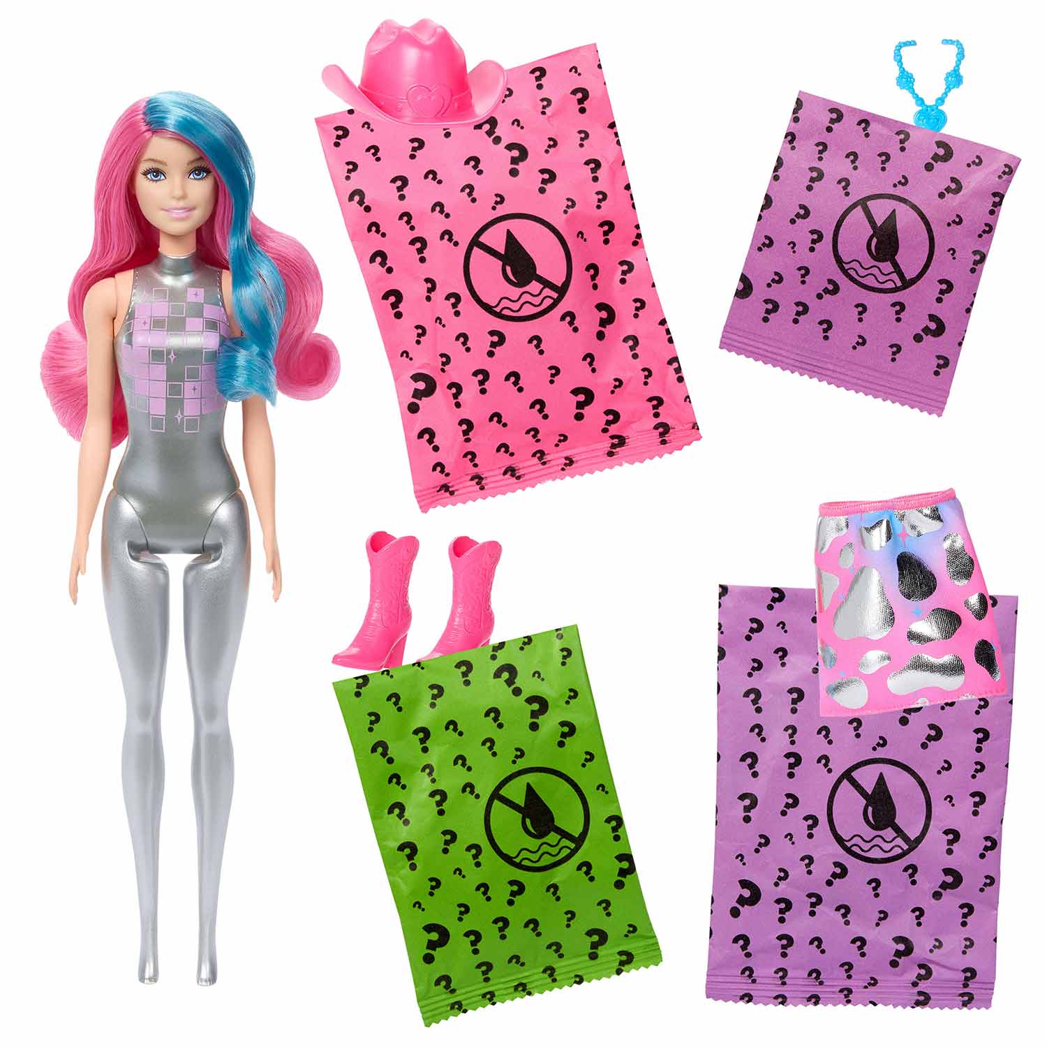 Barbie Color Reveal Sortido Surpresa Mattel Jcp01 ( Imagem 2 de 4 ) - Preview
