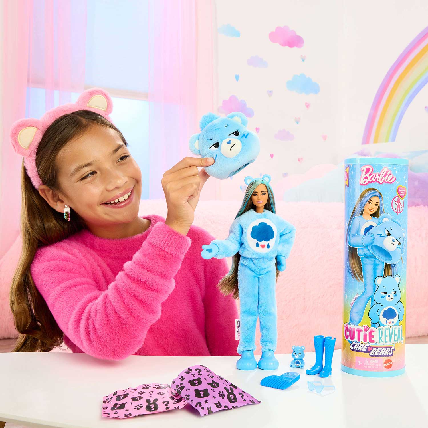 Barbie Cutie Reveal Ursos Amorosos Azul Mattel Jcn93/Jcn96 ( Imagem 2 de 4 ) - Preview
