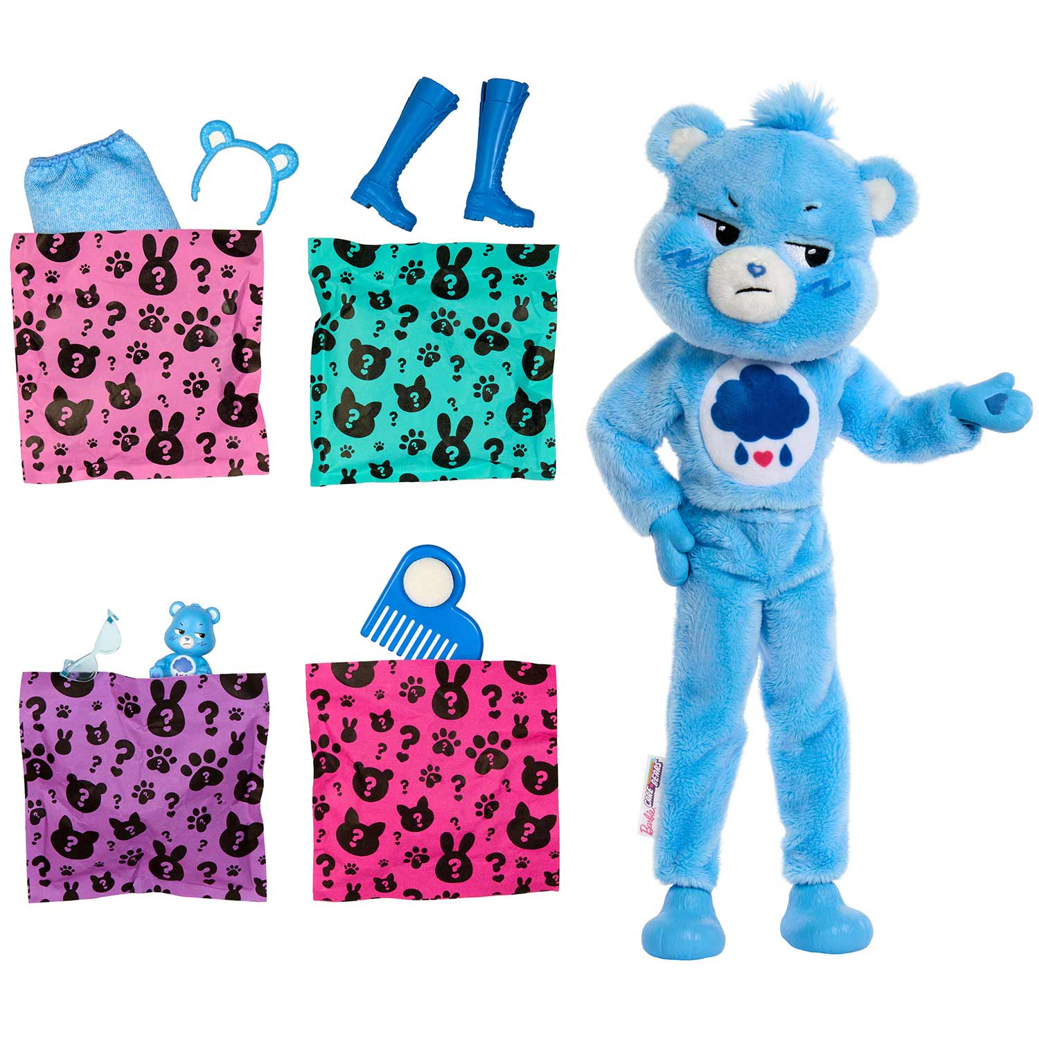 Barbie Cutie Reveal Ursos Amorosos Azul Mattel Jcn93/Jcn96 ( Imagem 3 de 4 ) - Preview