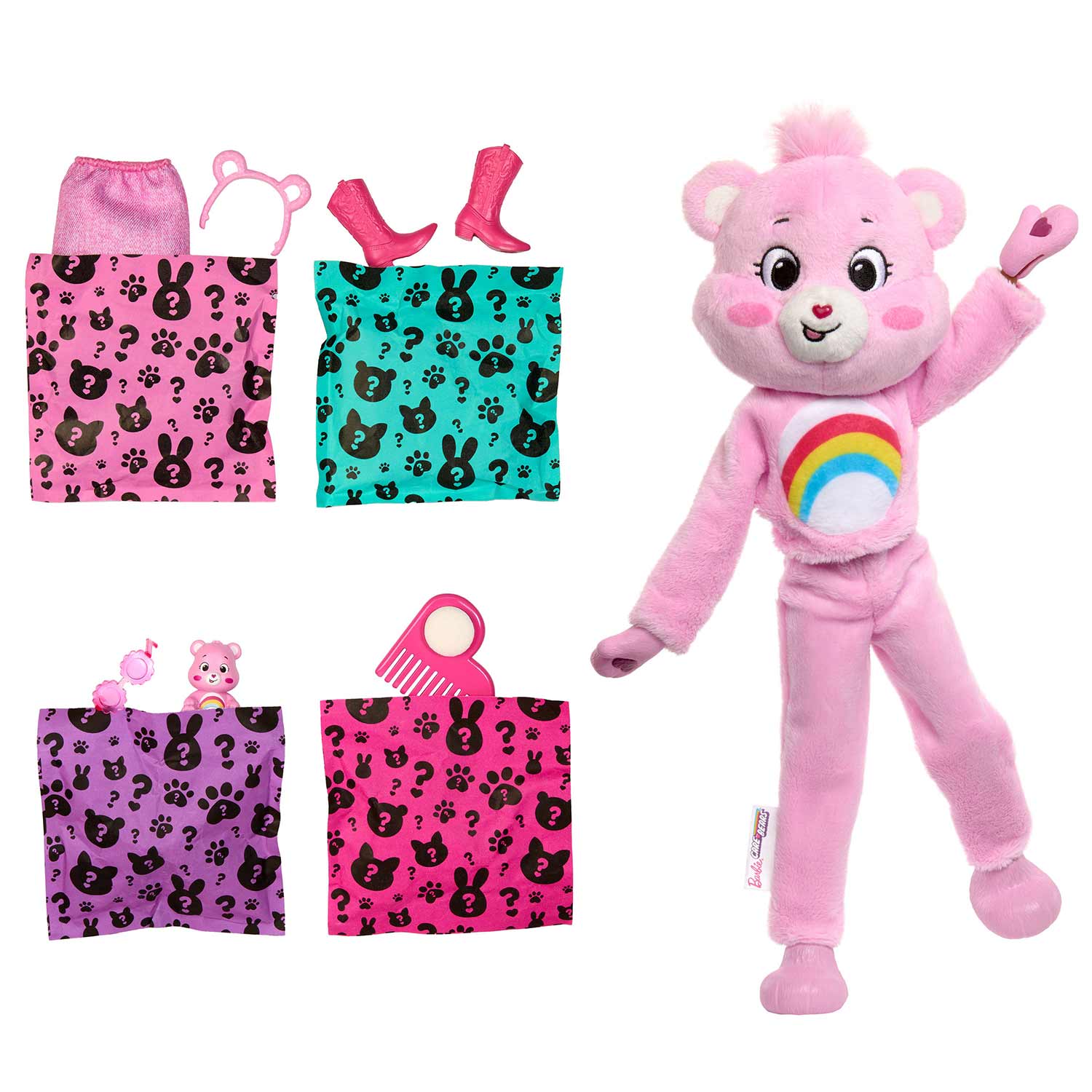 Barbie Cutie Reveal Ursos Amorosos Rosa Mattel Jcn93/Jcn95 ( Imagem 3 de 4 ) - Preview