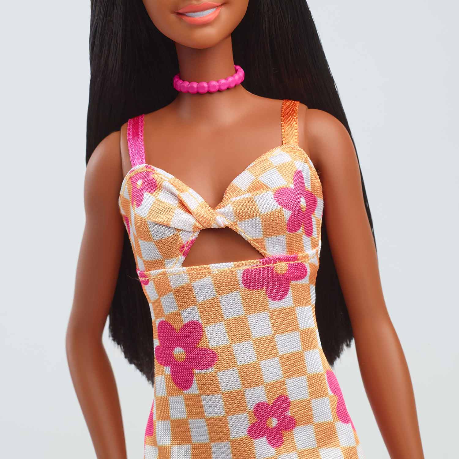 Barbie Fashionista Vestido Xadrez Com Flores Fbr37/Hyt91 ( Imagem 4 de 4 ) - Preview