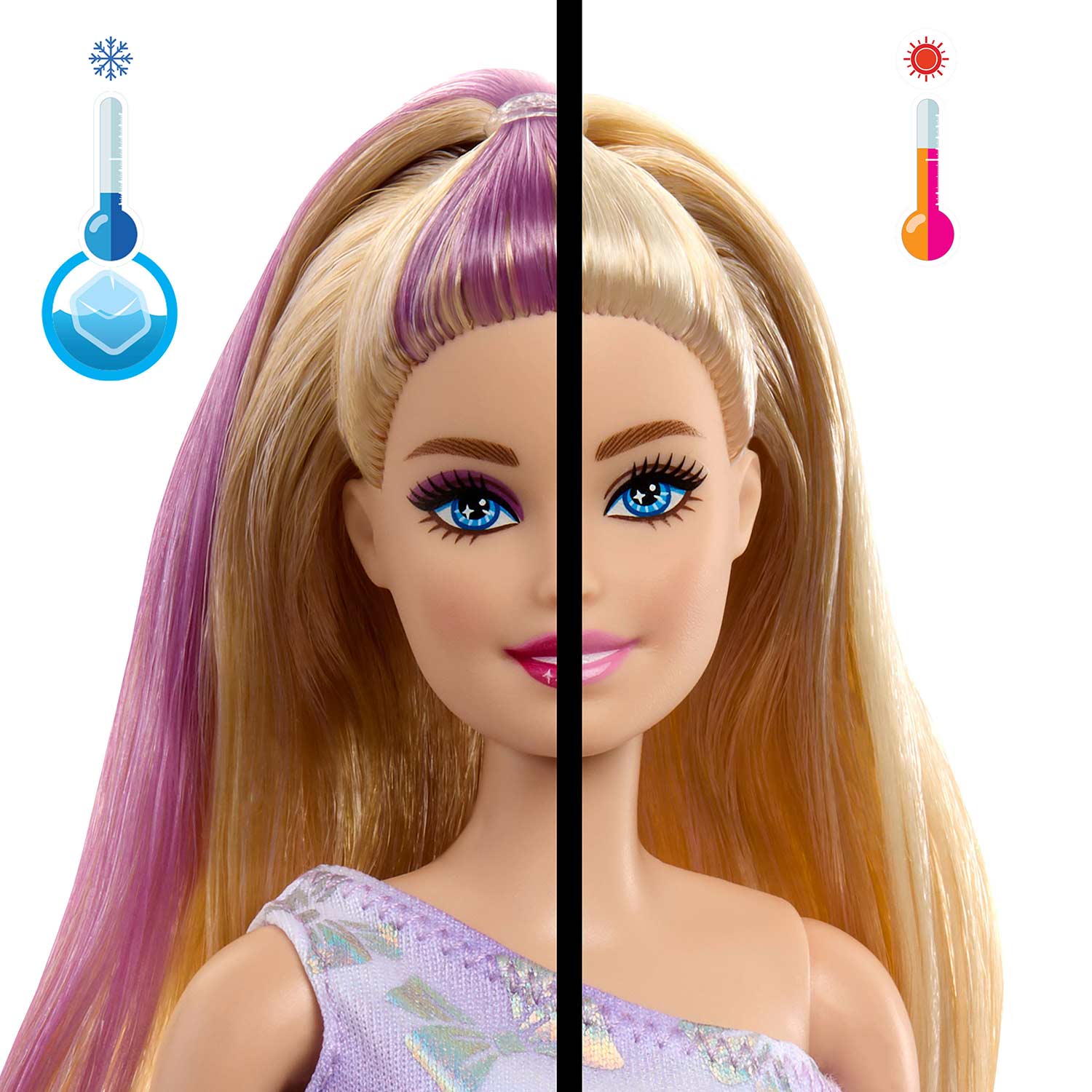 Barbie Party Unboxed Roxo Mattel Jfg68/Jfg70 ( Imagem 4 de 4 ) - Preview