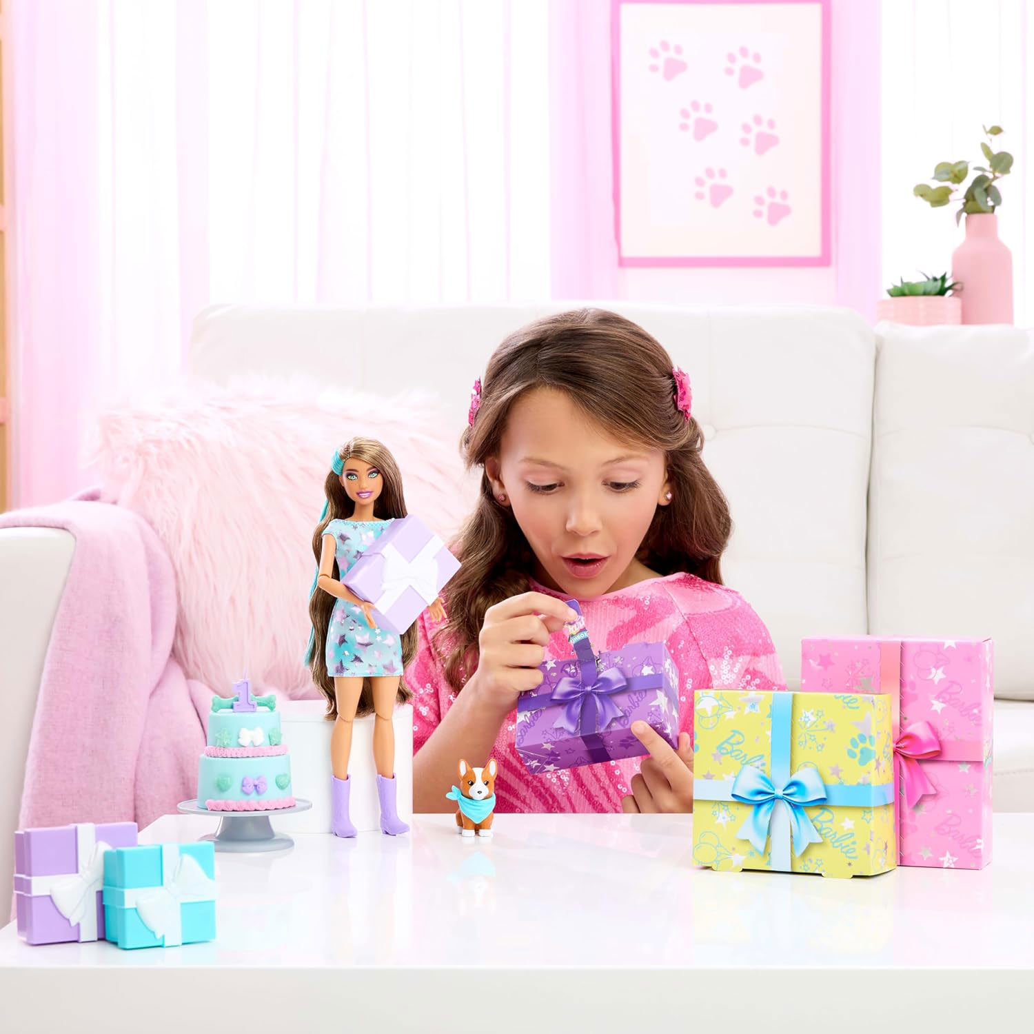 Barbie Party Unboxed Verde Mattel Jfg68/Jfg72 ( Imagem 2 de 4 ) - Preview