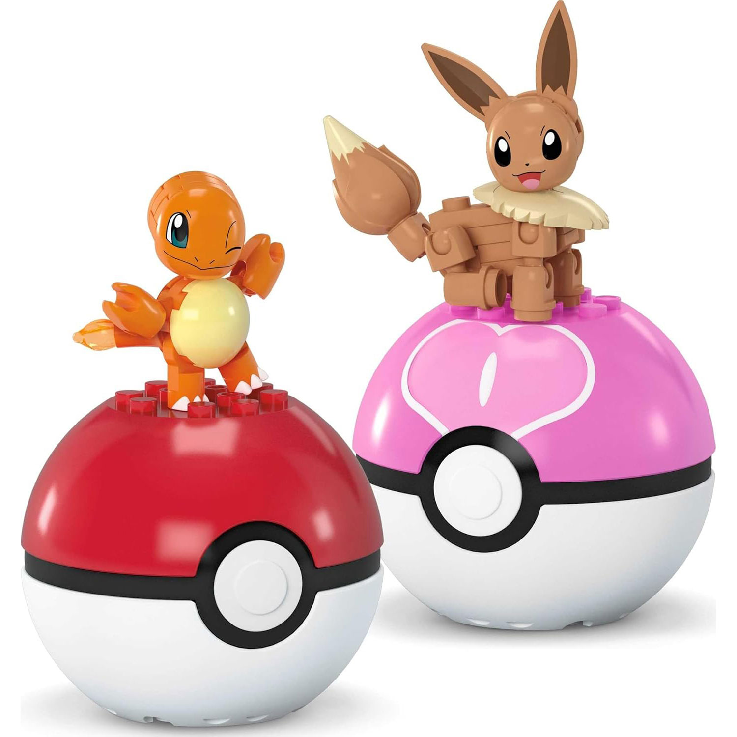 Mega Pokemon Construx Pokebola Charmander & Eevee 40 Pecas Mattel Hxp11/Jcr81 ( Imagem 2 de 4 ) - Preview