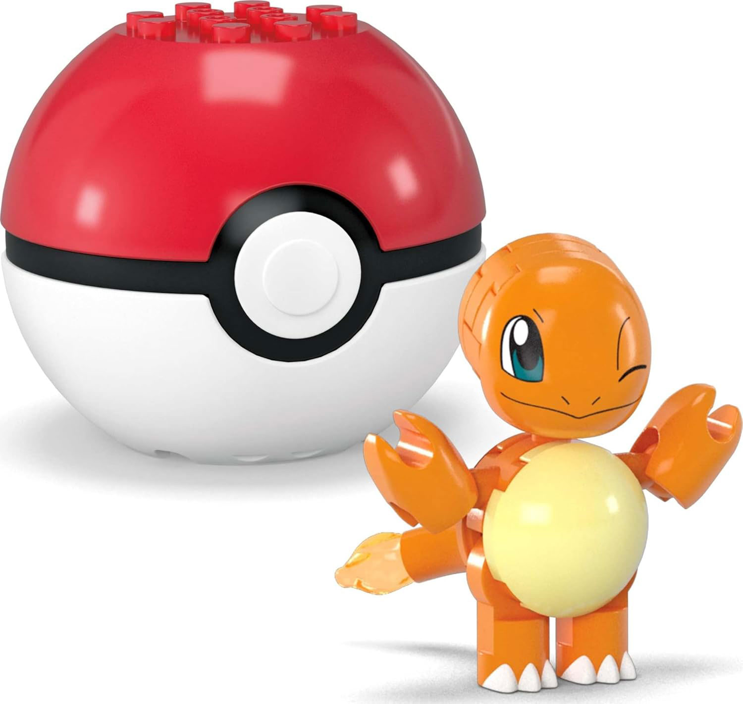 Mega Pokemon Construx Pokebola Charmander & Eevee 40 Pecas Mattel Hxp11/Jcr81 ( Imagem 3 de 4 ) - Preview