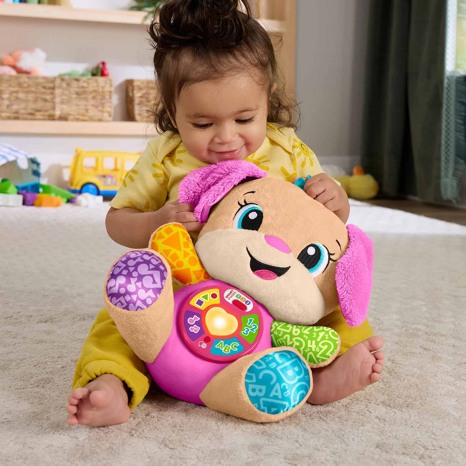 Peluche Cadelinha Ri E Aprende Mattel Fisher-Price Jfd35 ( Imagem 4 de 4 ) - Preview