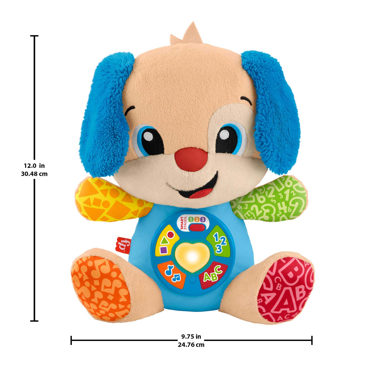 Peluche Caozinho Ri E Aprende Mattel Fisher-Price Jfd26 ( Imagem 3 de 4 ) - Preview