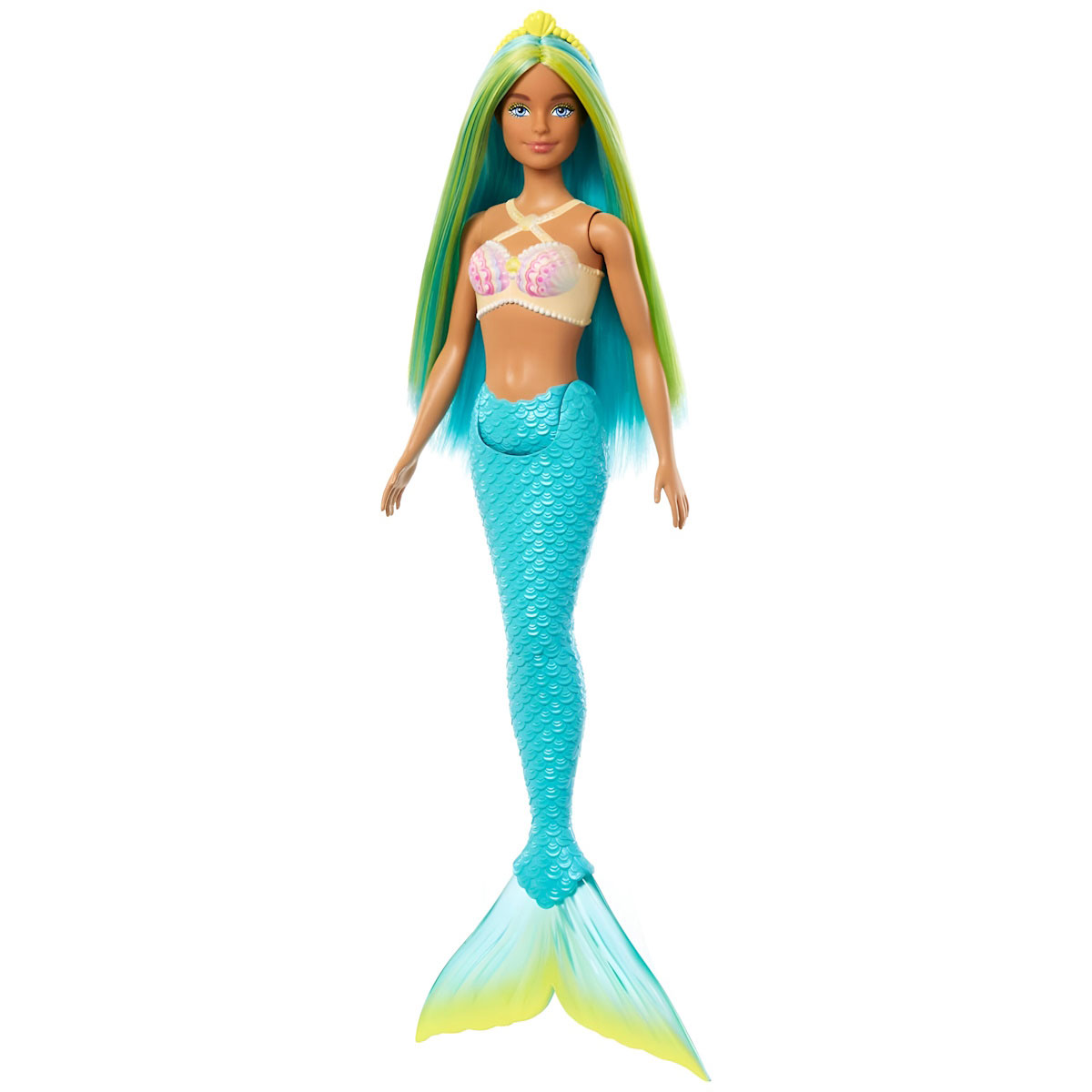 Barbie Dreamtopia Sereia Cabelo Azul e Amarelo ( Imagem 3 de 4 ) - Preview