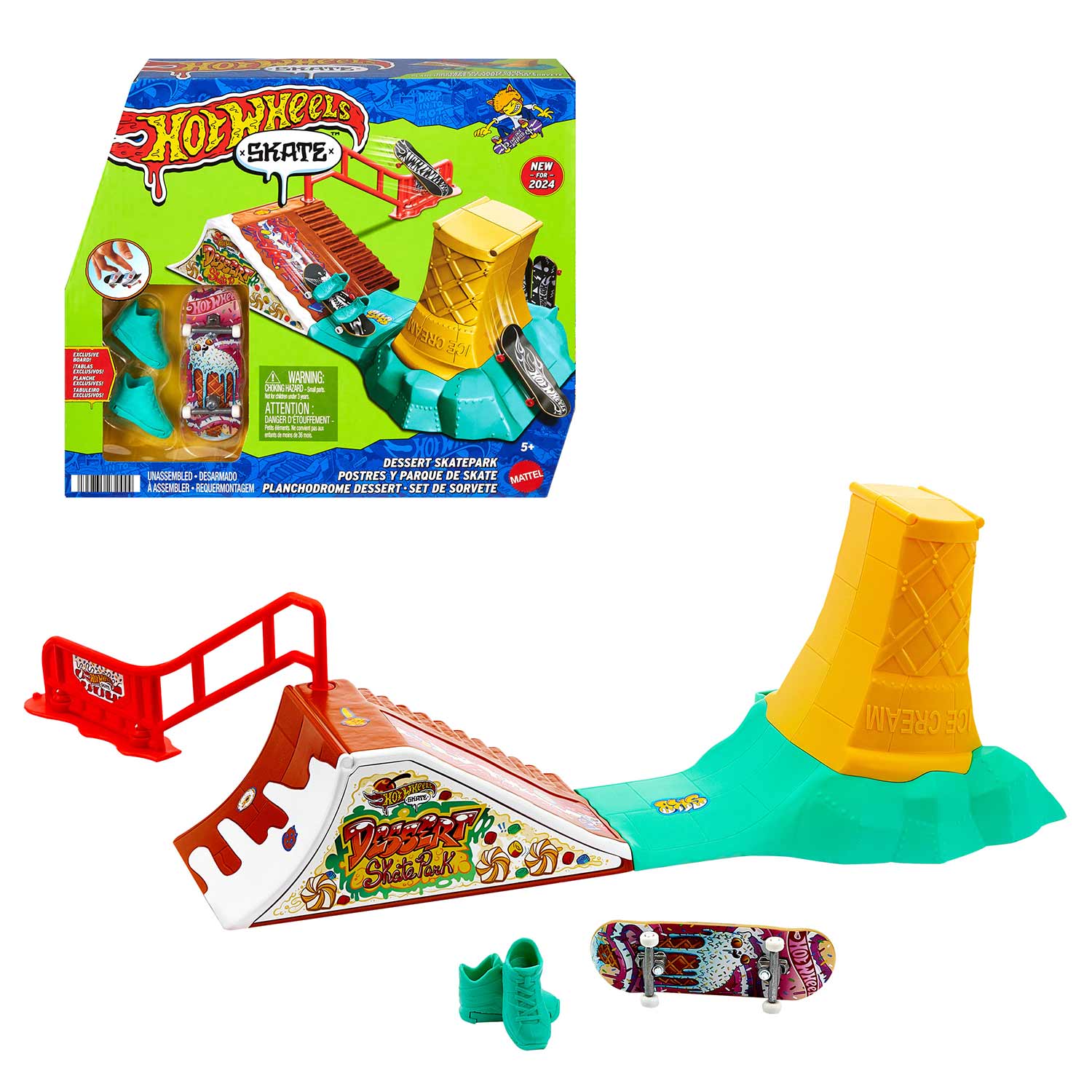 Hot Wheels Skate Drop-in Set: Skate Park ( Imagem 2 de 3 ) - Preview