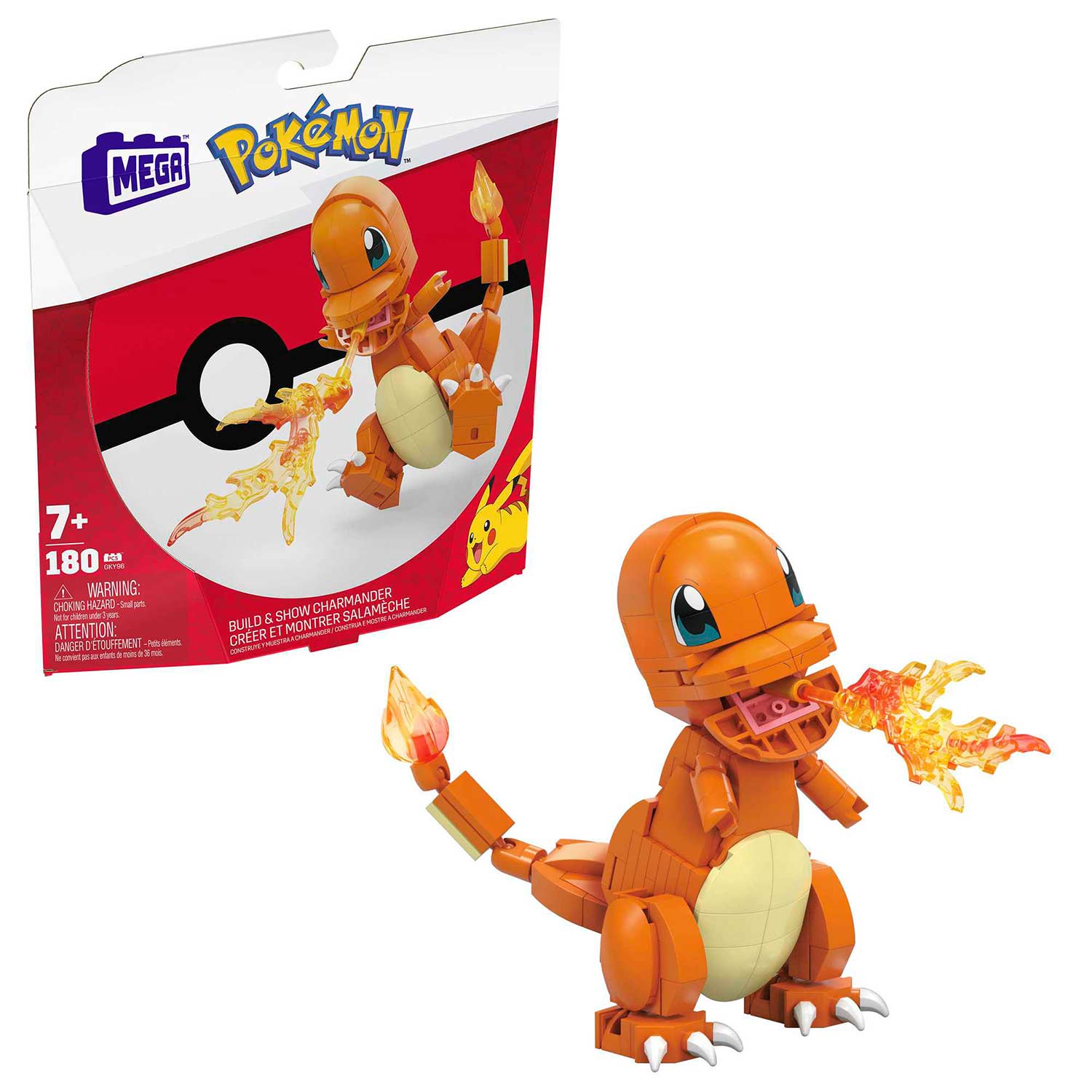 Pok Mega Construx Charmander ( Imagem 2 de 4 ) - Preview