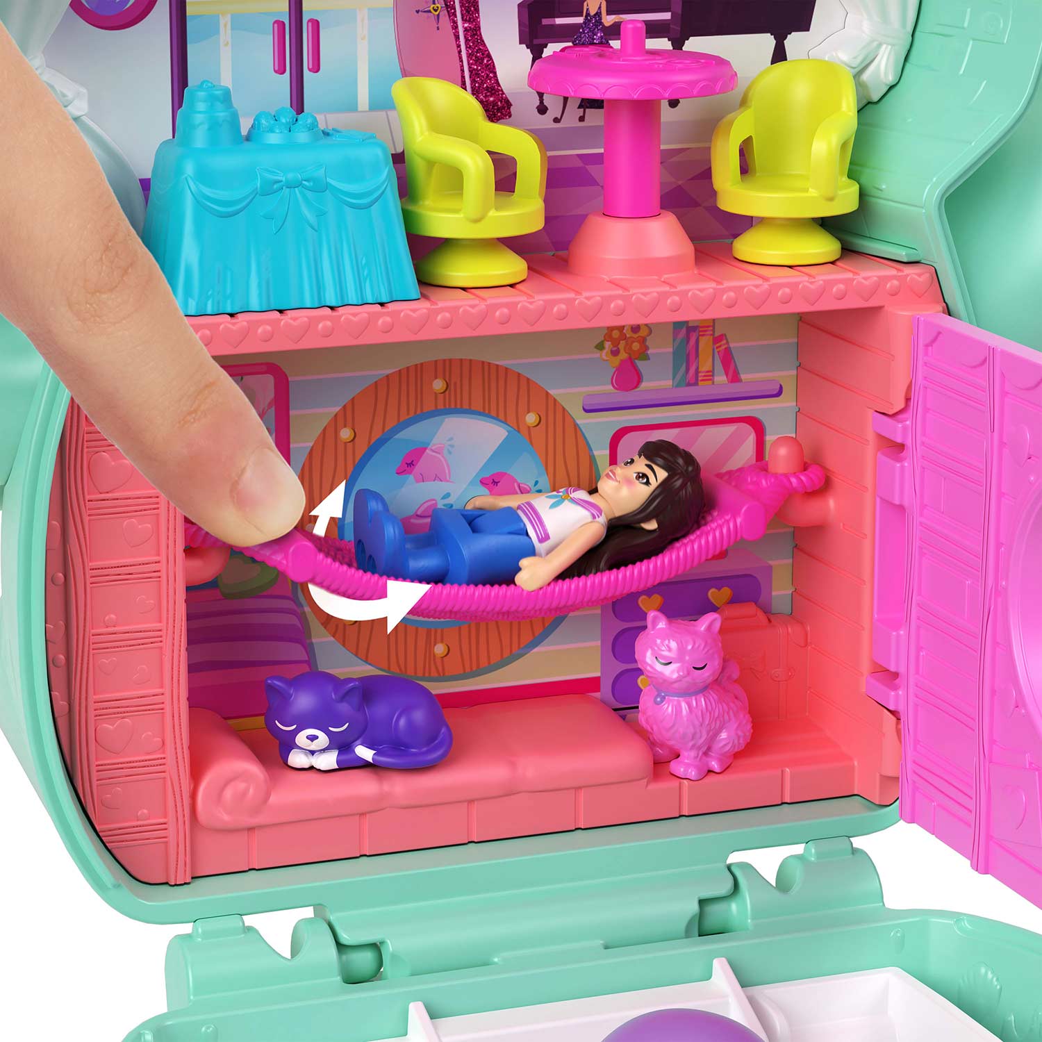 Polly Pocket World Estuche Animal Gatito Marinero ( Imagem 4 de 4 ) - Preview