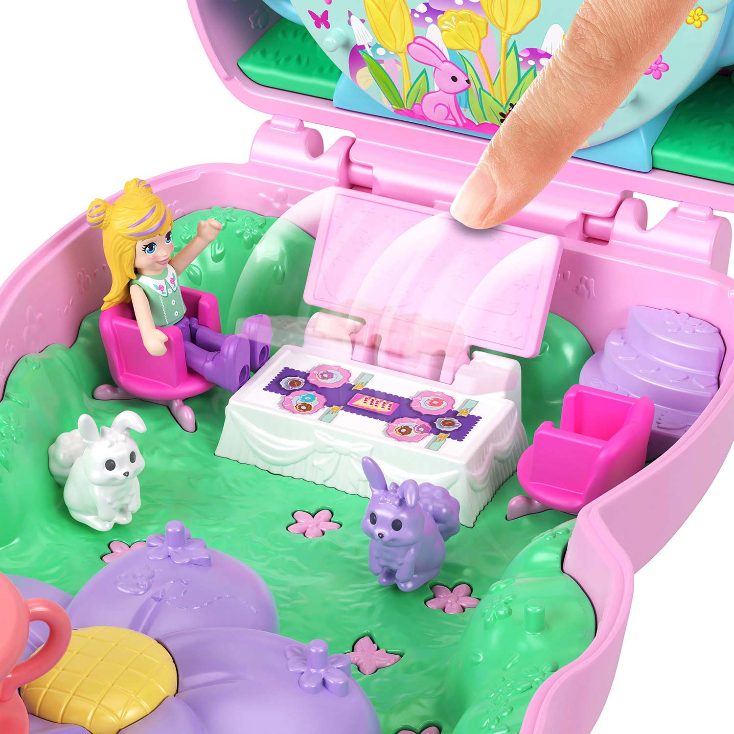 Polly Pocket Estojo Animalzinho Coelhinho de Estimação ( Imagem 4 de 4 ) - Preview