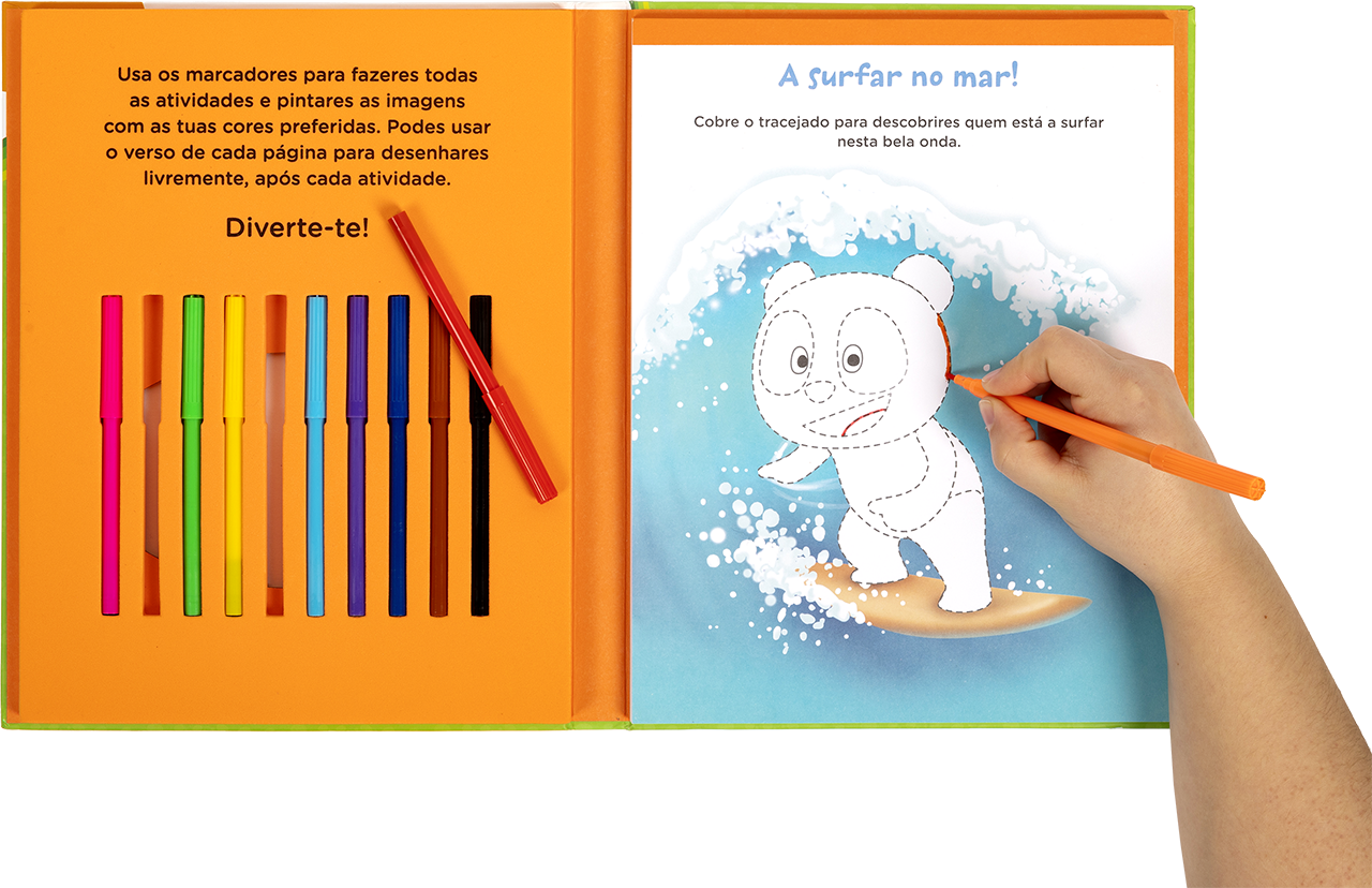 Canal Panda - Livro de Atividades com Marcadores ( Imagem 2 de 2 ) - Preview