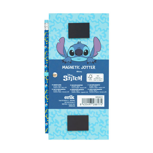 Bloco De Notas Magnético Shopping List + Lapis Disney Stitch Tropical Nmge011 ( Imagem 2 de 4 ) - Preview