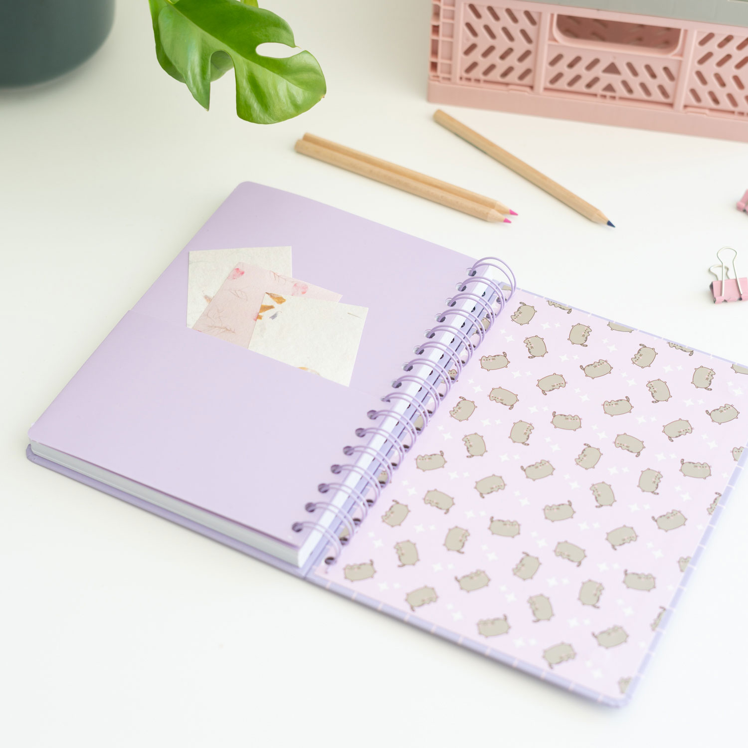 Caderno A5 Capa Dura Espriral Pusheen Moments 2024 Pontilhado 90Fl 100G Ctfba50046 ( Imagem 4 de 4 ) - Preview