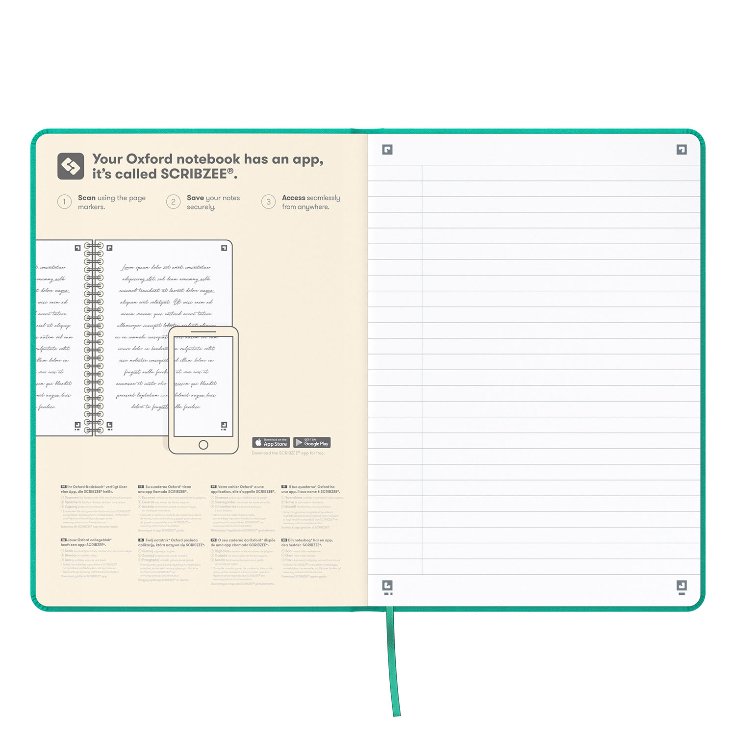 Caderno A5 Capa Dura Espiral Oxford Signature Pautado 80Fl 90G Cores Pastel Sortidas 400154941 ( Imagem 4 de 4 ) - Preview