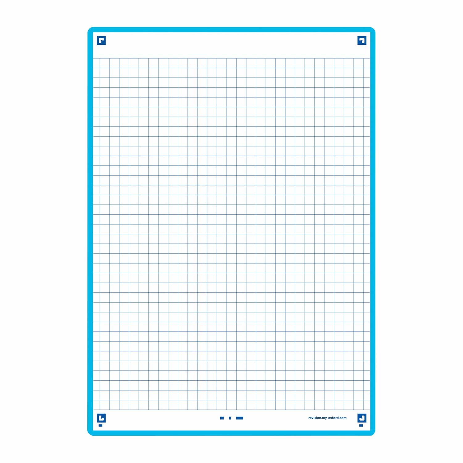 Ficha De Revisao 2.0 A5 Quadriculada Oxford Turquesa (30 Un) 400198781 ( Imagem 3 de 3 ) - Preview