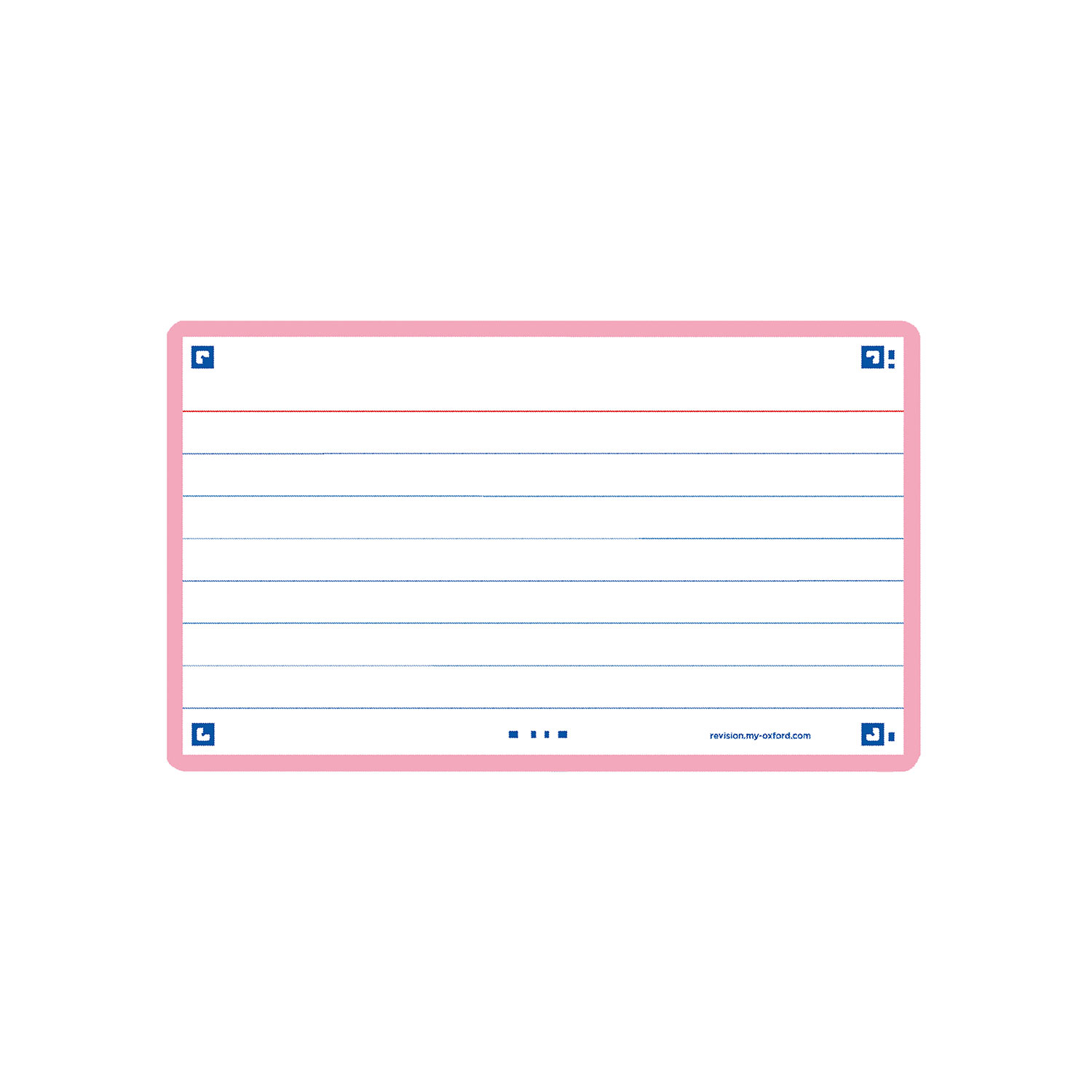 Flashcard 2.0 A7 Pautado Oxford Rosa (30 Un) 400198709 ( Imagem 2 de 4 ) - Preview