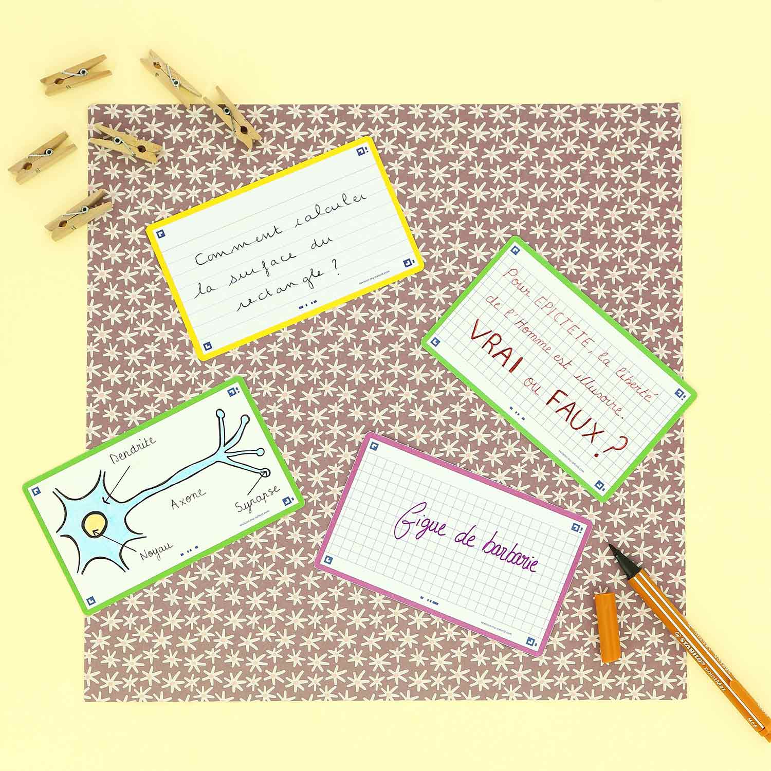 Flashcard 2.0 A7 Pautado Oxford Rosa (30 Un) 400198709 ( Imagem 4 de 4 ) - Preview