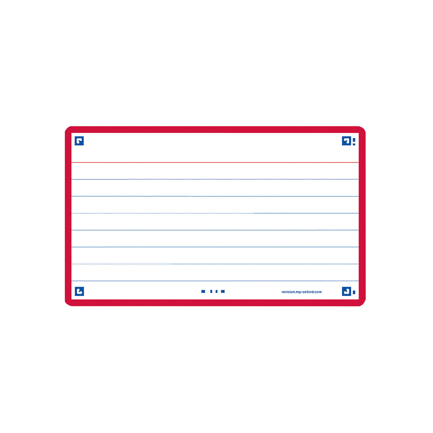 Flashcard 2.0 A7 Pautado Oxford Vermelho (30 Un) 400198773 ( Imagem 2 de 4 ) - Preview