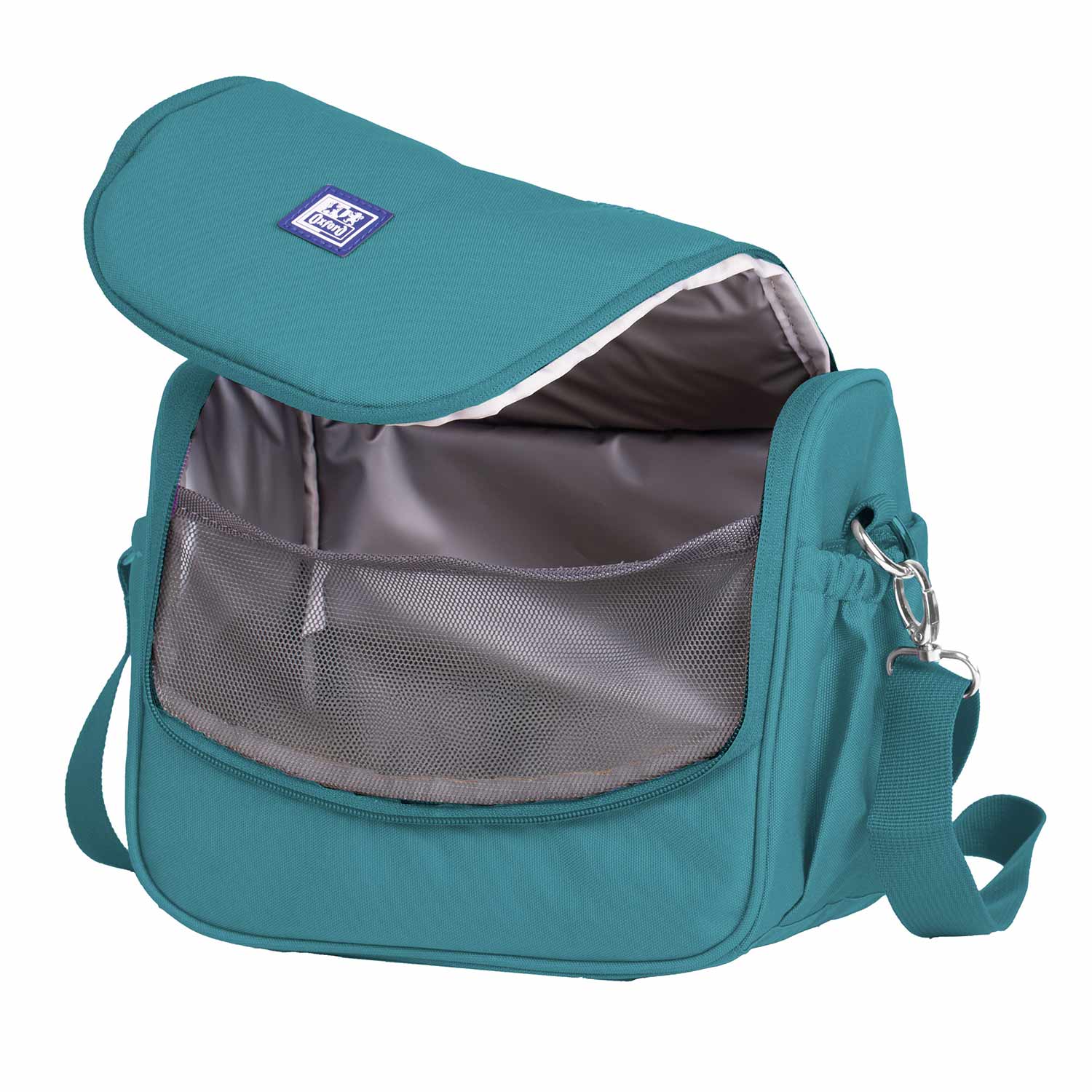 Lancheira Térmica Oxford B-Foodie Aqua 25X22Xx16Cm 400195225 ( Imagem 2 de 4 ) - Preview