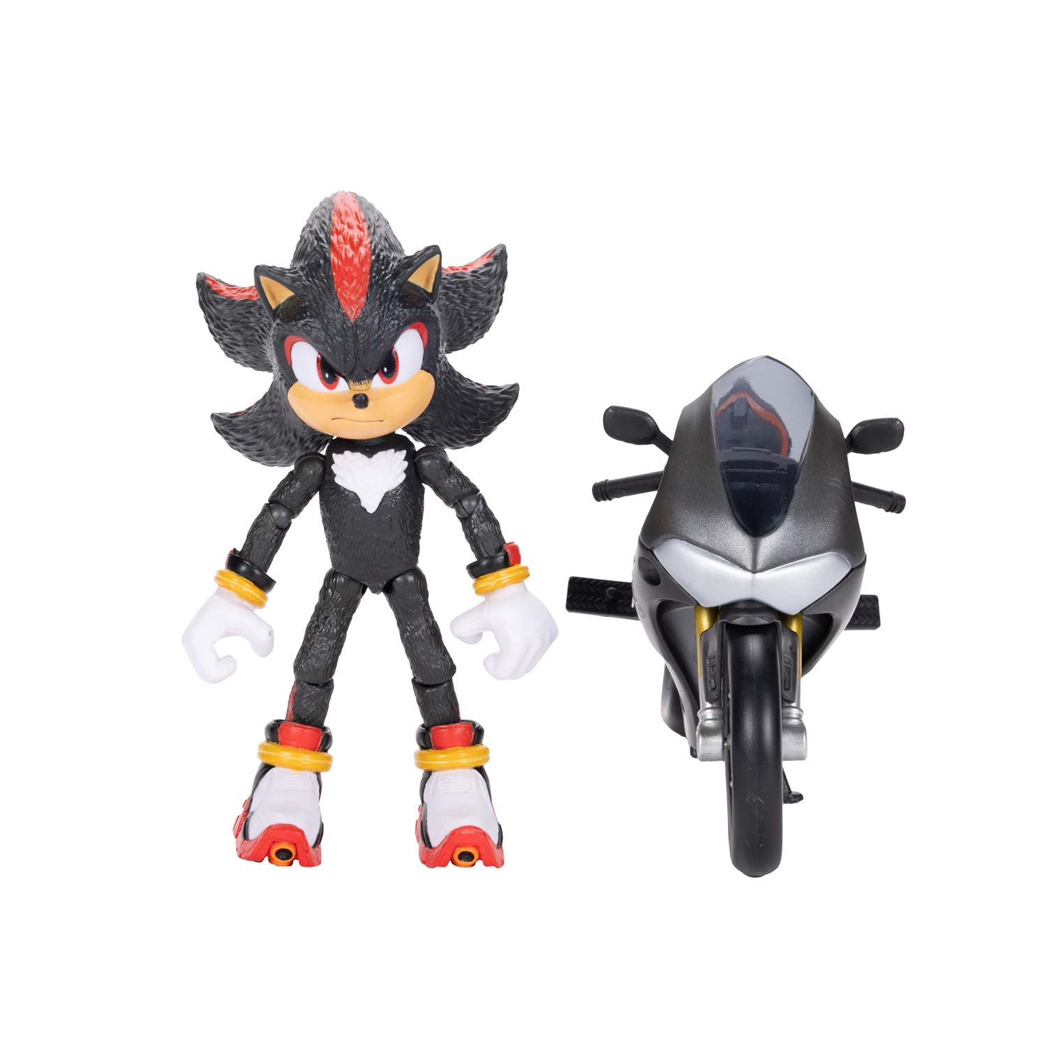 Sonic 3 Movie  5" Figure W/vehicle (Moto Shadow) ( Imagem 3 de 4 ) - Preview