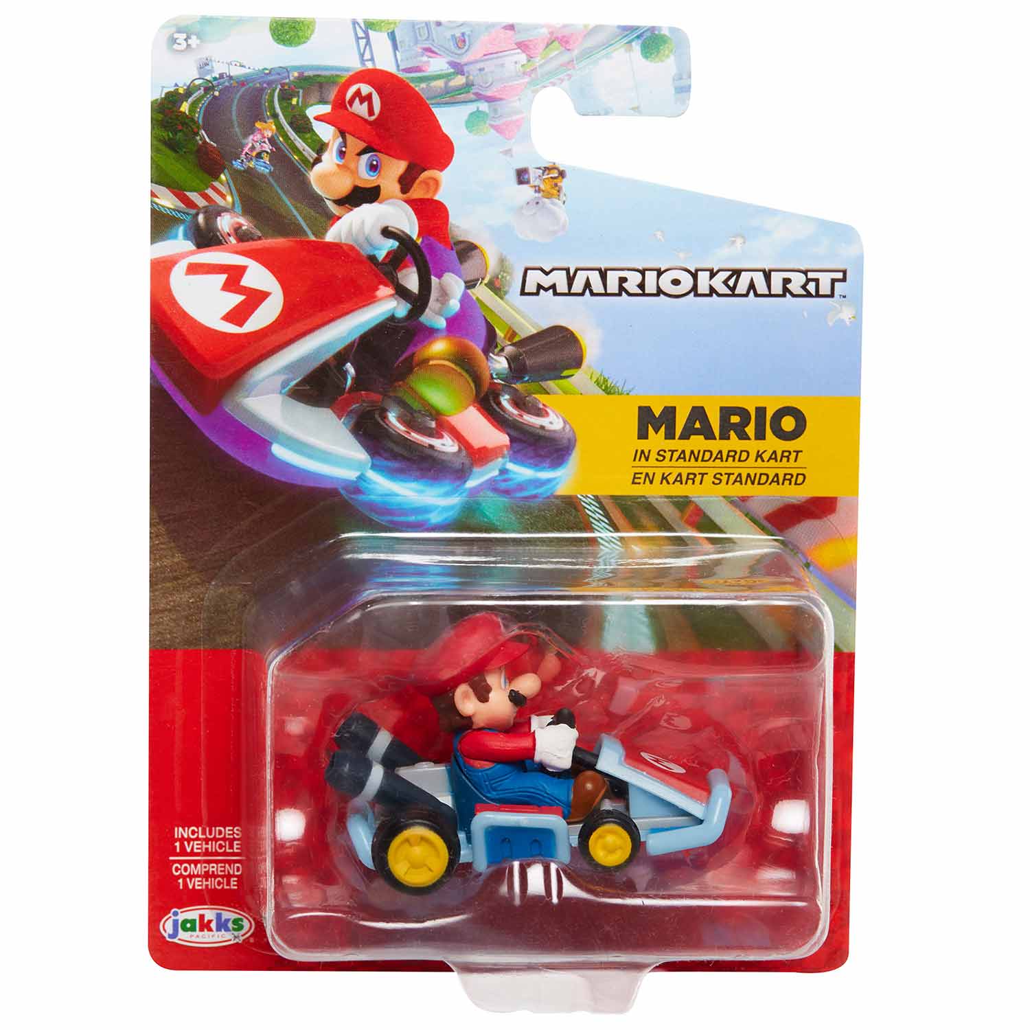 Super Mário Mini Kart Racer Sortido Jakks 403034-Gen (Surpresa) ( Imagem 2 de 4 ) - Preview