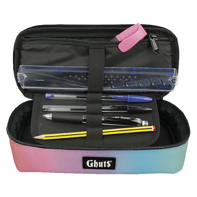 Estojo Escolar Ghuts Rectangle Plain Rainbow 2025 Gh157-P09 ( Imagem 2 de 2 ) - Preview