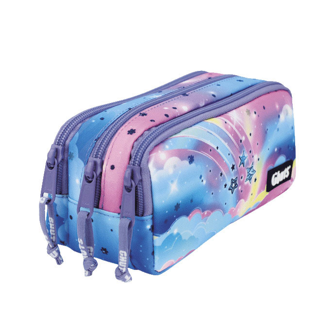 Estojo Escolar Ghuts New Triple Cloud Stars 2025 Gh243-P04 ( Imagem 2 de 2 ) - Preview